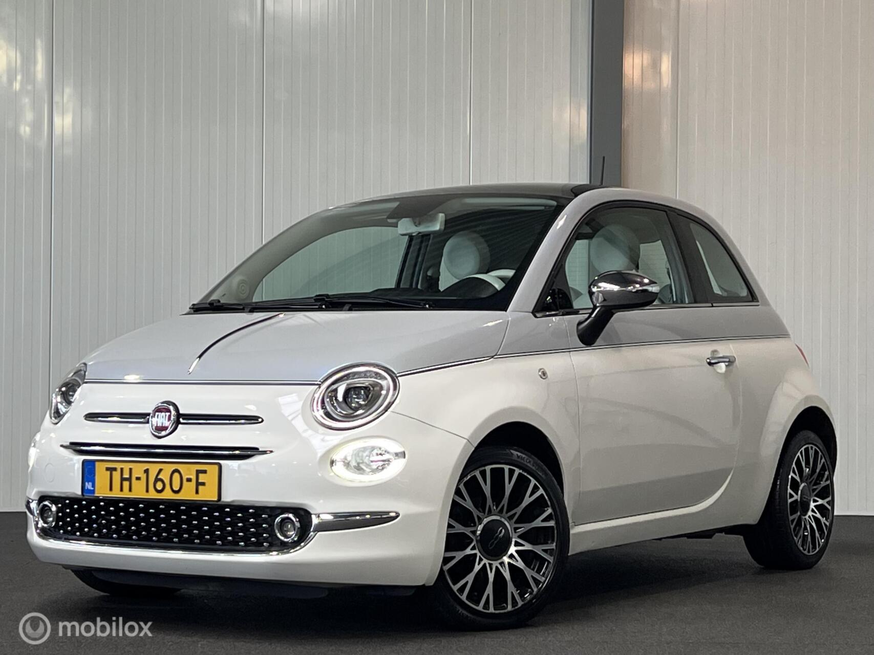 Fiat Fiat 500 0.9 TwinAir Turbo Collezione [ NAP cruise pano ] 2018 - voorkant