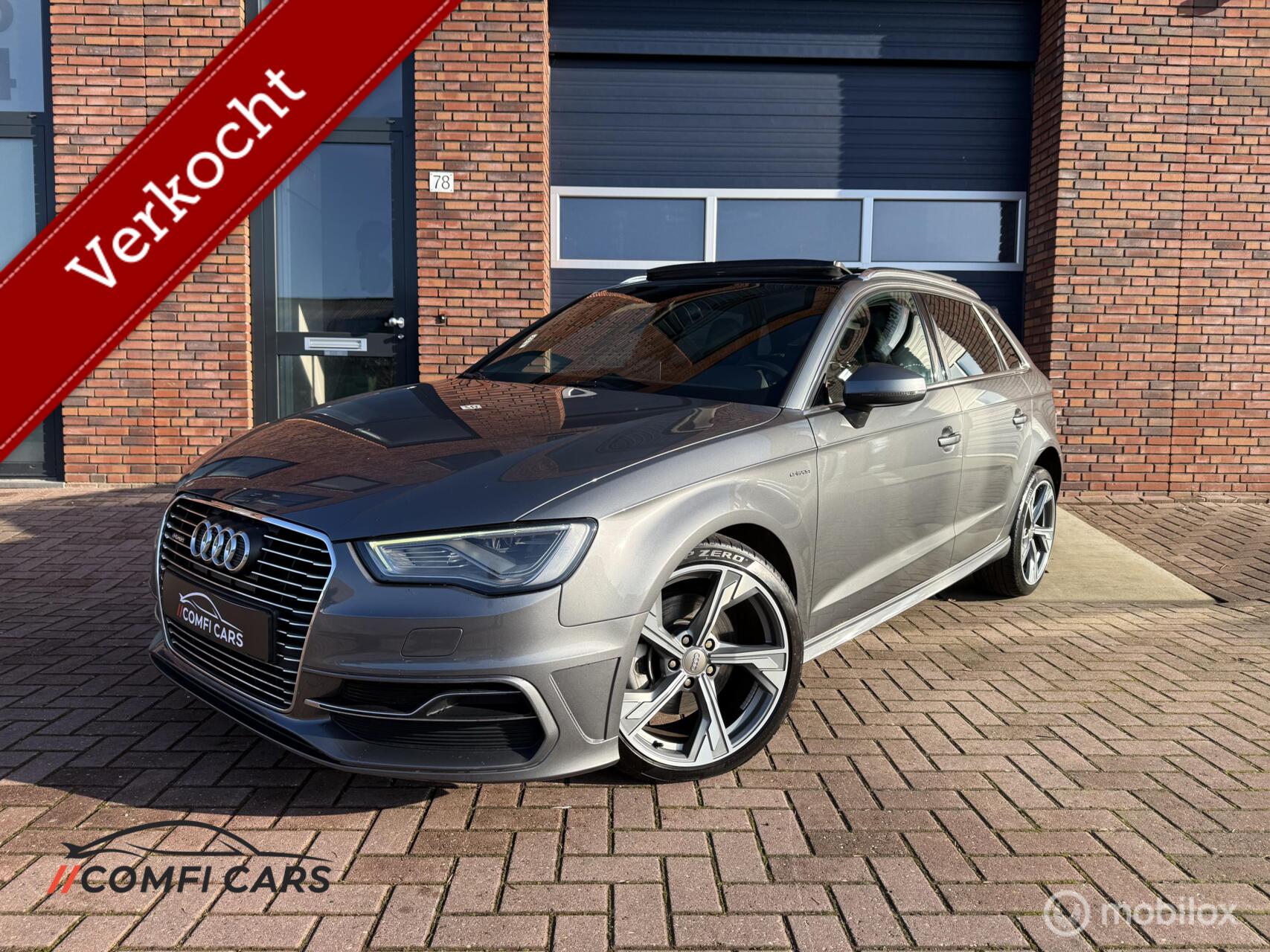 Audi A3 Sportback E-tron 1.4 e-tron PHEV | Pano | Rs Zetels | Stoelverwarming 2014 - voorkant