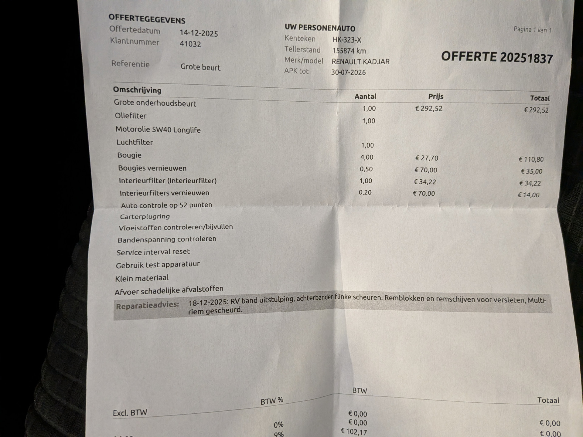 Foto van Renault Kadjar
