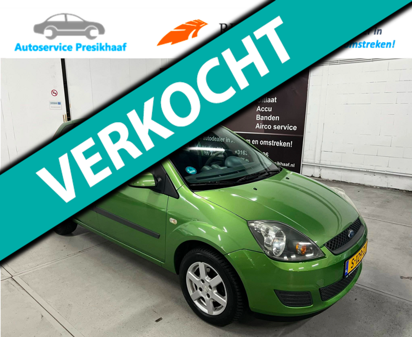 Ford Fiesta 1.4-16V Futura XL AIRCO / 5-DEURS / LM VELGEN 2008 - voorkant