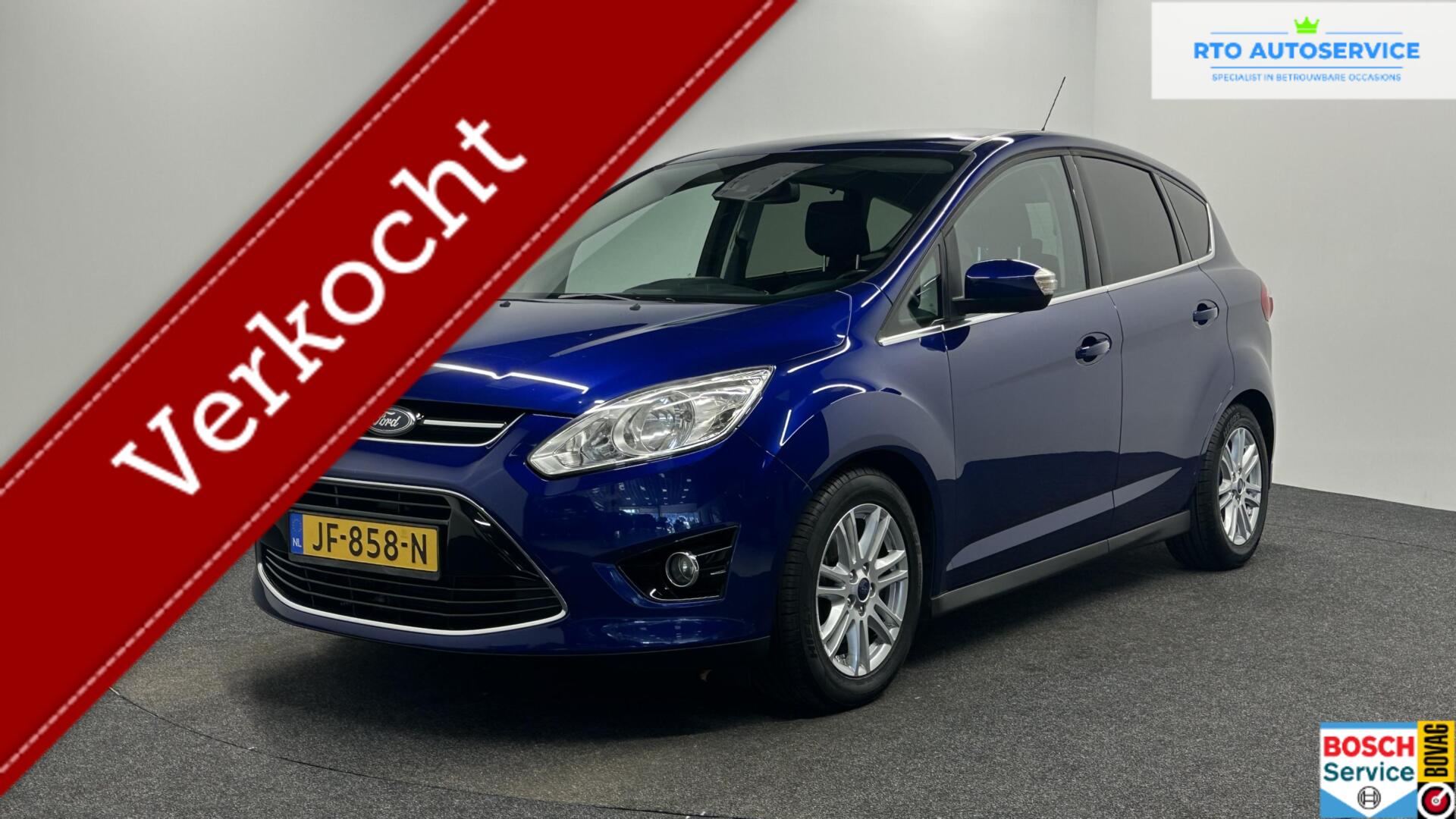 Ford C-max 1.0 Edition Plus NAVI CRUISE TREKHAAK LM ECC. 2015 - voorkant
