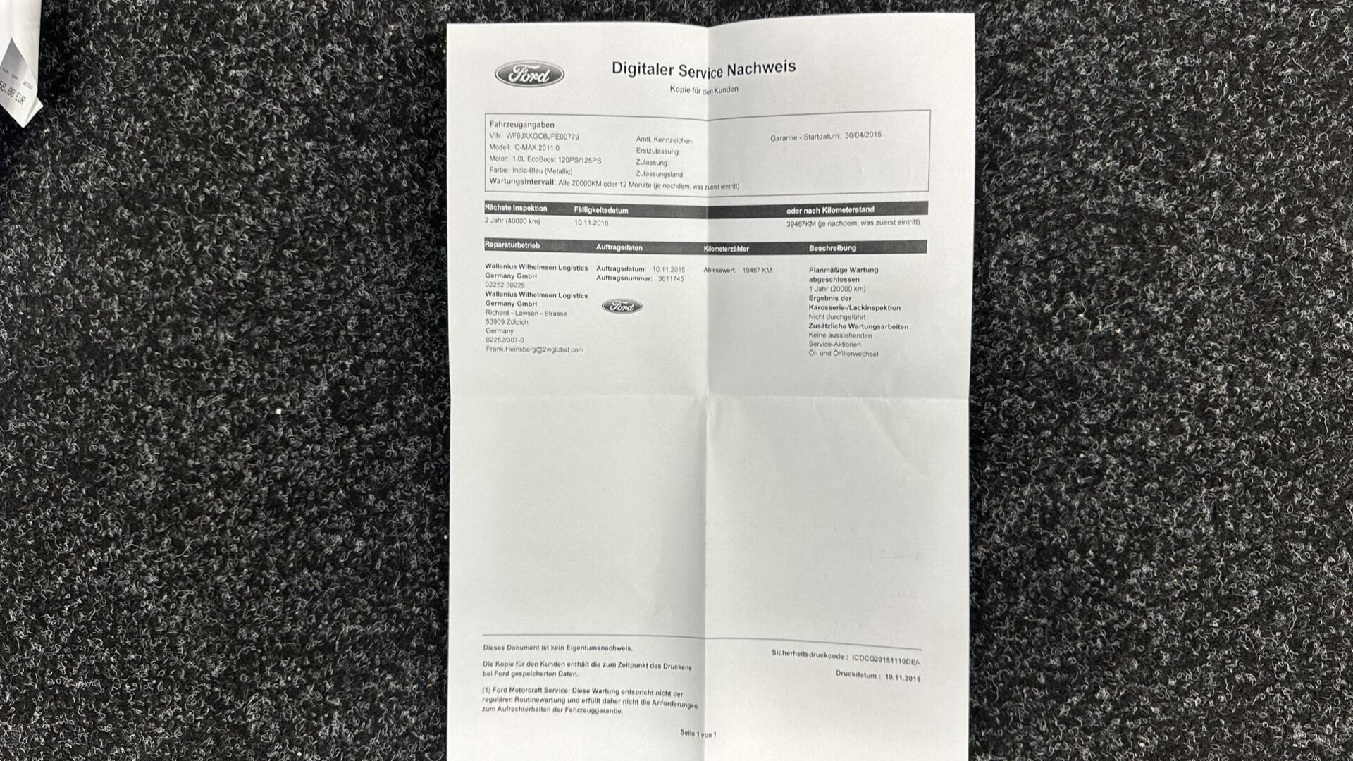 Foto van Ford C-max