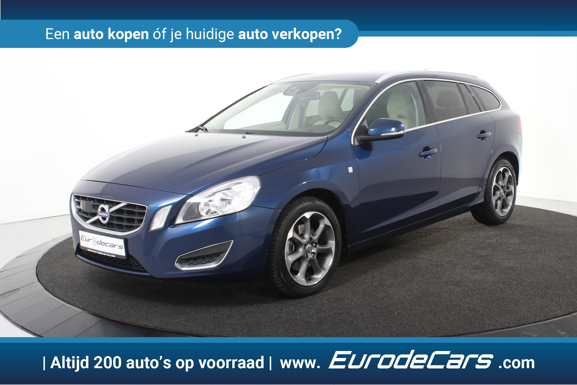 Volvo V60 D3 Ocean Race *Leer*Navi*Stoelverwarming* 2012 - voorkant