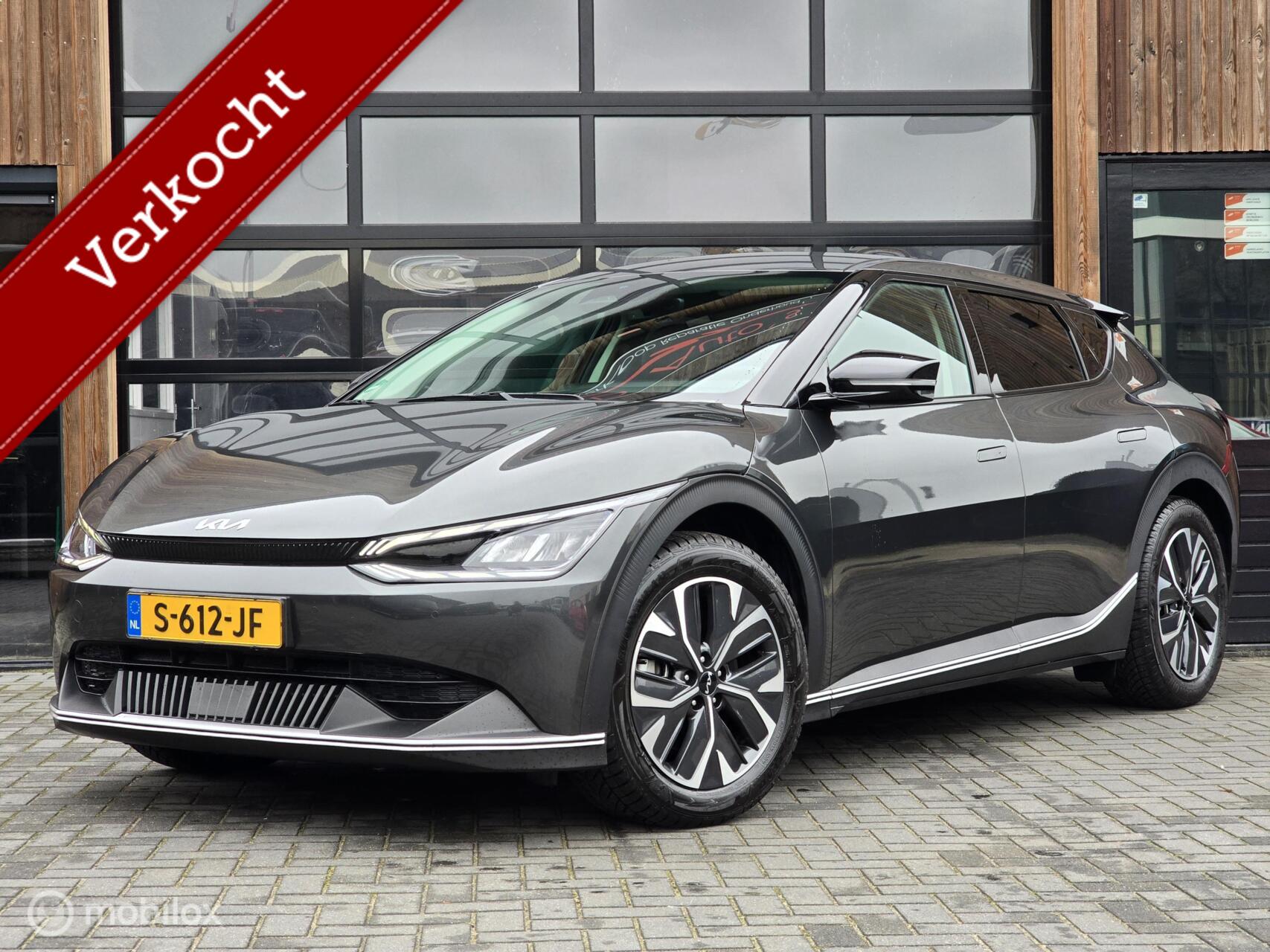 Kia Ev6 AIR 58kWh 170PK STOELVERW CARPLAY TREKHAAK CAMERA ACC 2023 - voorkant