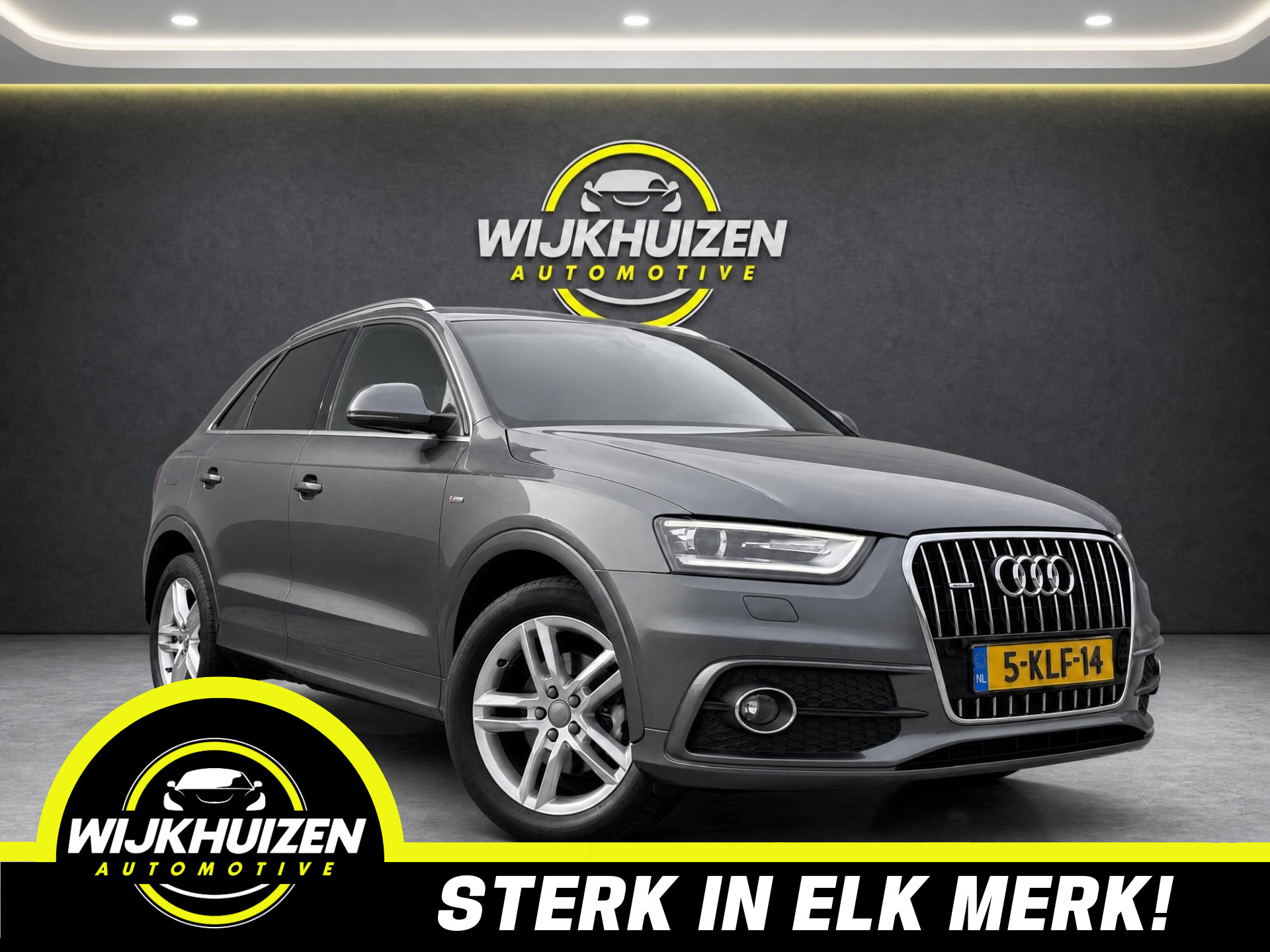 Audi Q3 2.0 TFSI quattro S-Line Automaat met Led !!! 18 Inch !!! Cruise !!! Nette auto !!! 2013 - voorkant