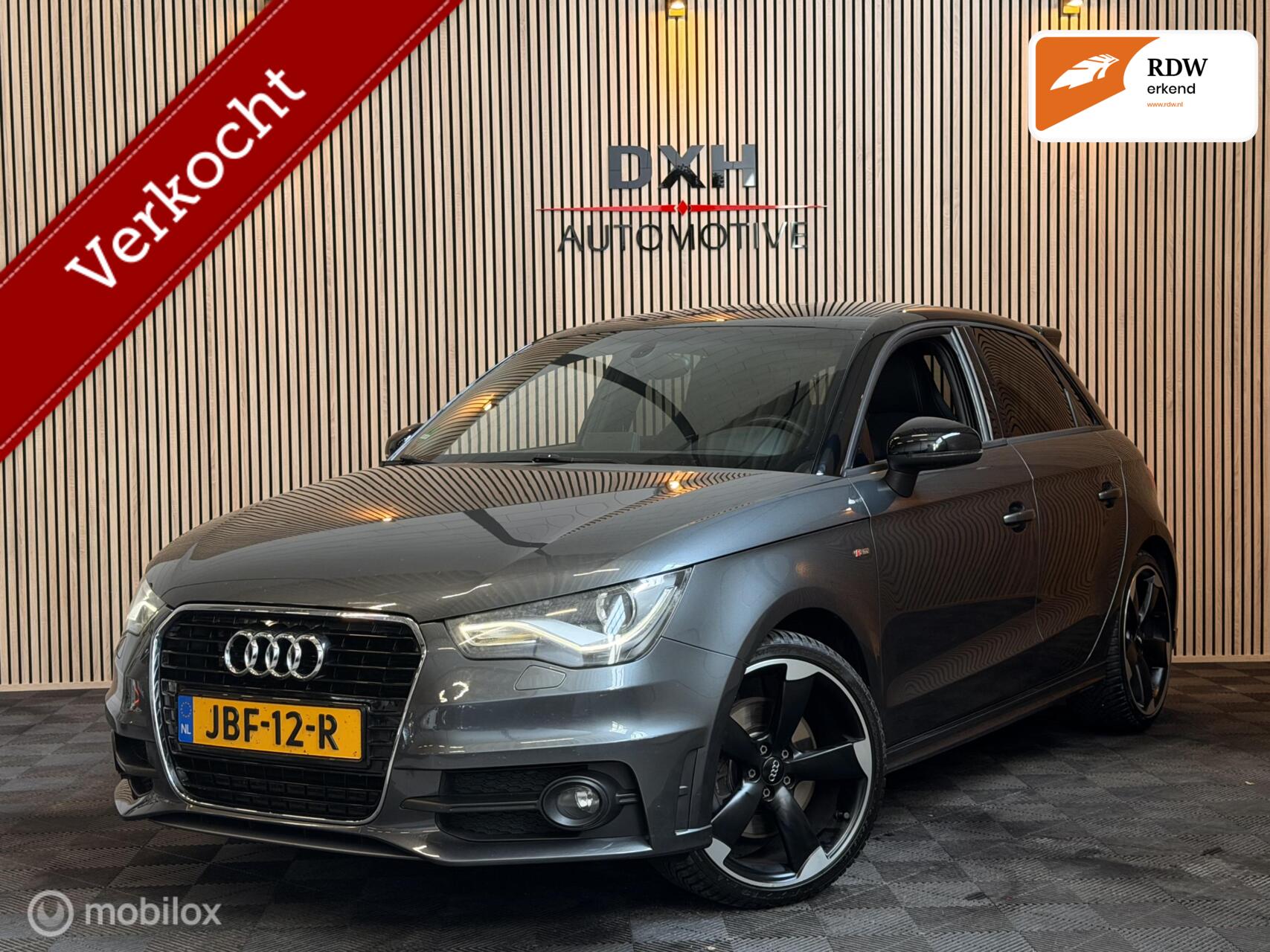 Audi A1 Sportback 1.4 TFSI 185pk S-Edition SCHAALSTOELN 2013 - voorkant
