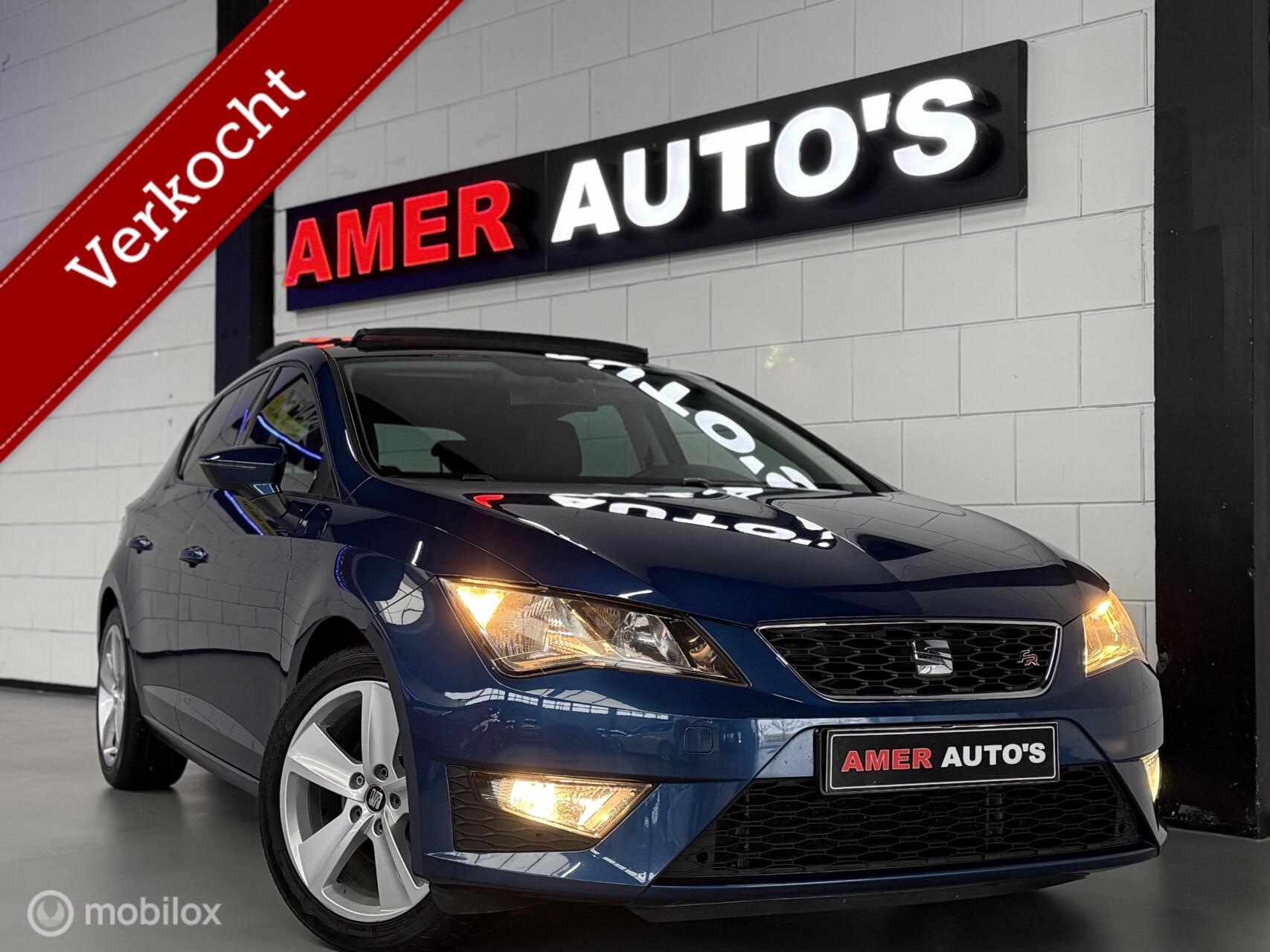 Seat Leon 1.4 TSI FR DSG/Panorama/Unieke Kleur/2e eign.TOP!! 2015 - voorkant