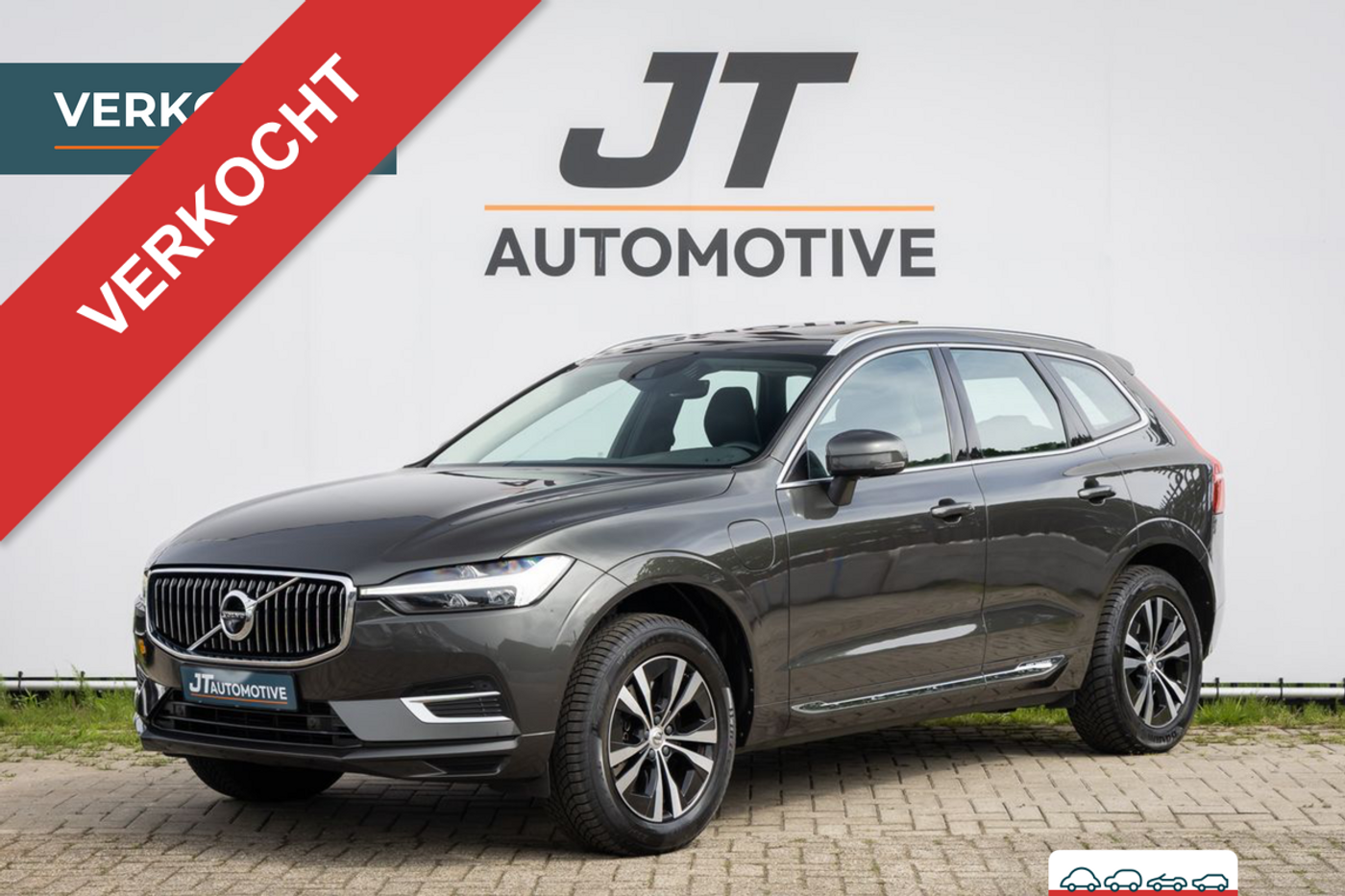 Volvo Xc60 2.0 Rech T6 AWD Inscription Hyb Soh93% Pano | Elektrische stoelen | 360 Camera | Adaptive cruise control | Ledere bekleding | 2021 - voorkant