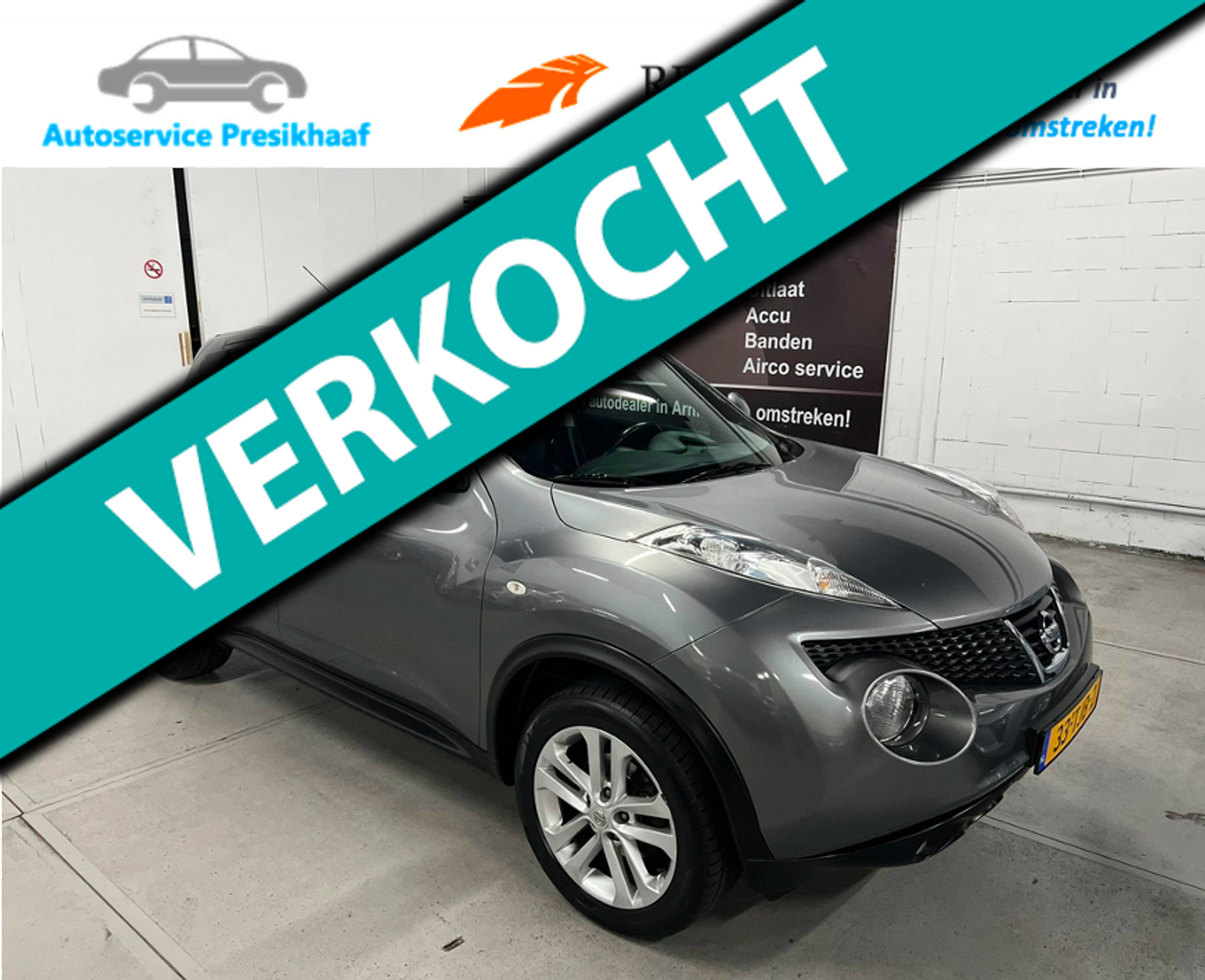 Nissan Nissan Juke 1.6 Tekna Automaat ECC / CAMERA / VOL-LEDER 2012 - voorkant