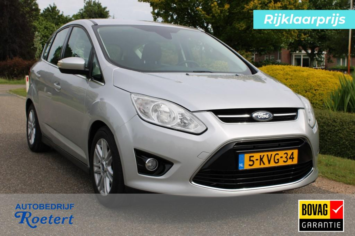 Ford C-max 1.0 125pk Titanium ECC/Cruise/Navi/PDC/Trekhaak 2013 - voorkant