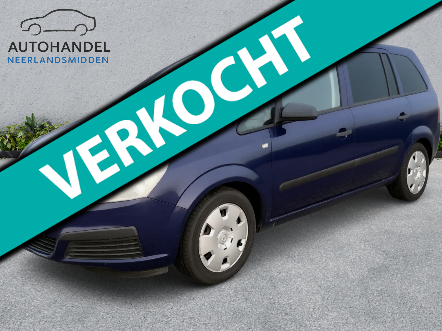 Opel Zafira 1.8 Business airco trekhaak 7 zitter cruisecontrol 2006 - voorkant