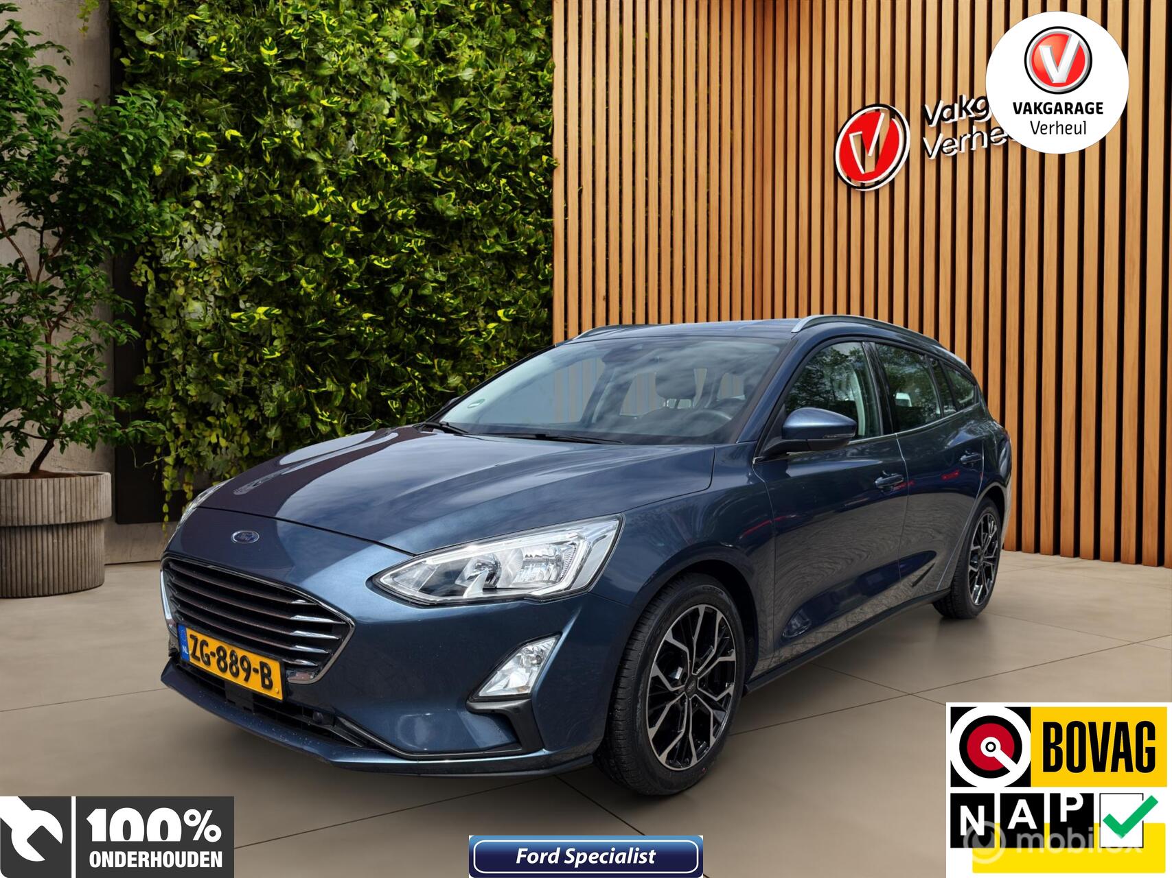Ford Focus 1.0 EcoBoost Titanium|125Pk|Autom|Navi|Nap 2019 - voorkant