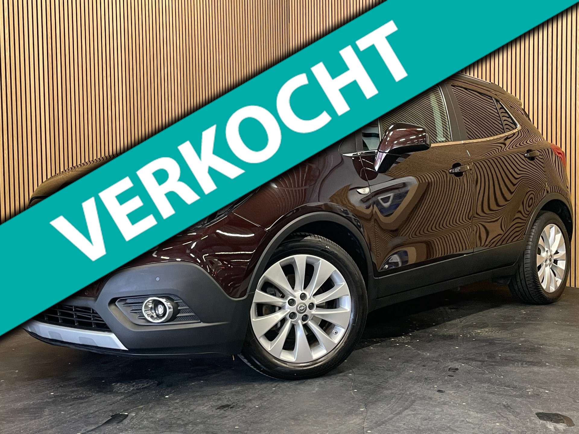 Opel Mokka 1.4 T Innovation|140 PK|AUTOMAAT|TREKHAAK|VOLLEDER|CAMERA|CRUISE CONTROL|STOEL+STUURVERWARMING|NAVIGATIE|NETTE AUTO| 2016 - voorkant