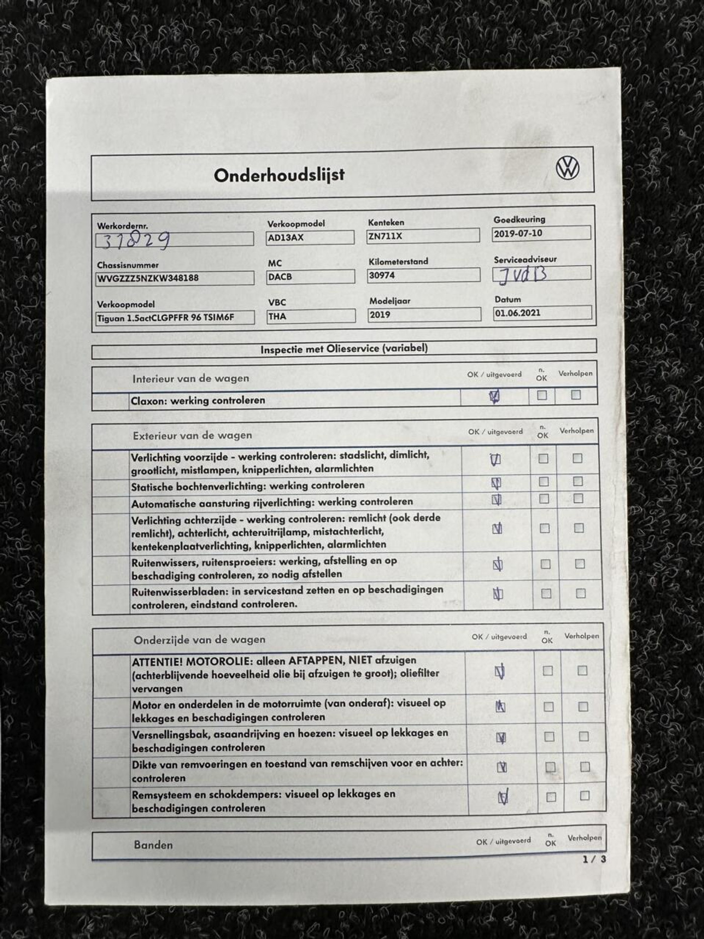 Foto van Volkswagen Tiguan