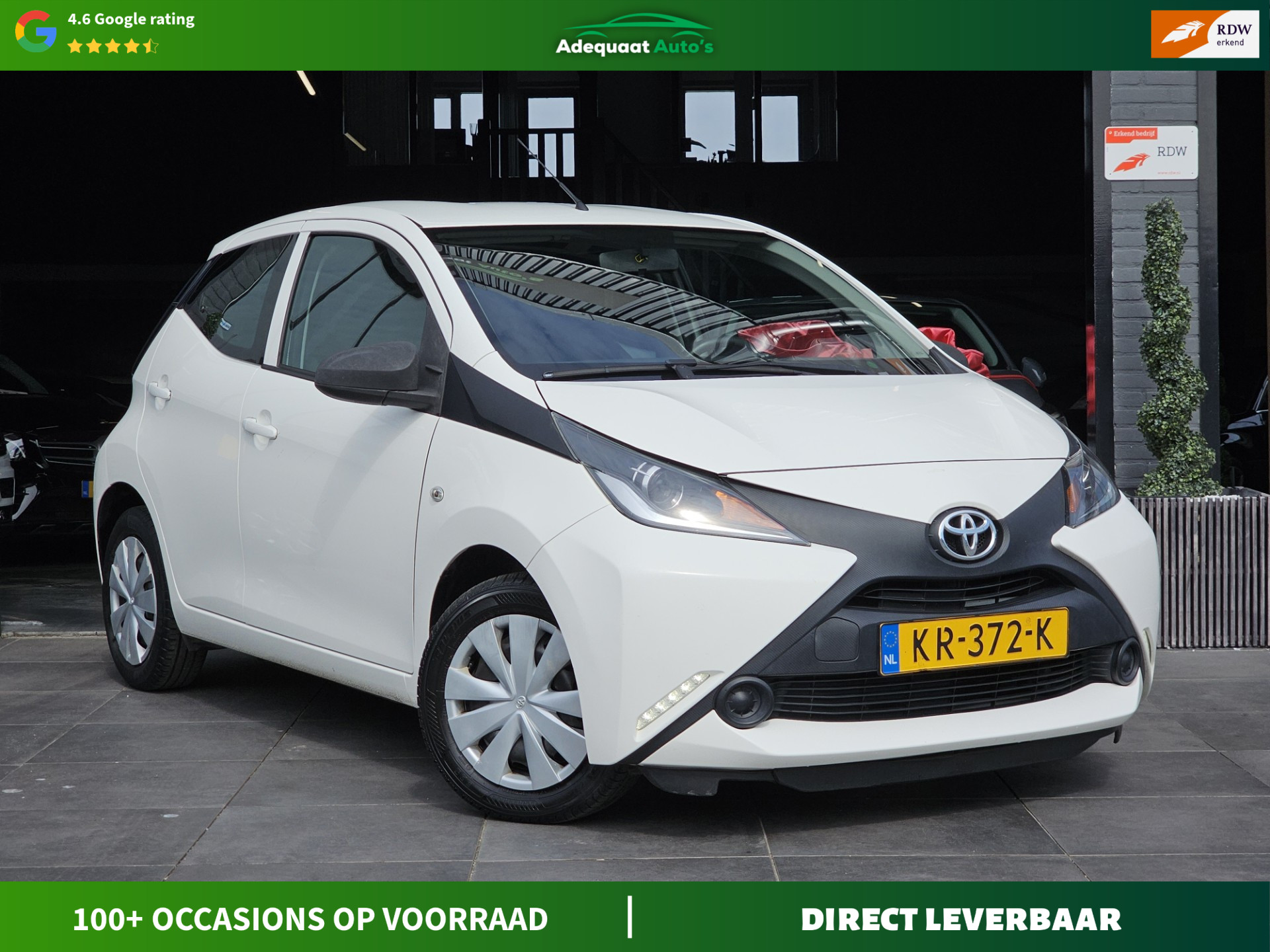 Toyota Toyota Aygo 1.0 VVT-i x-now|Airco|El Ramen|LED|NAP|APK 2016 - voorkant