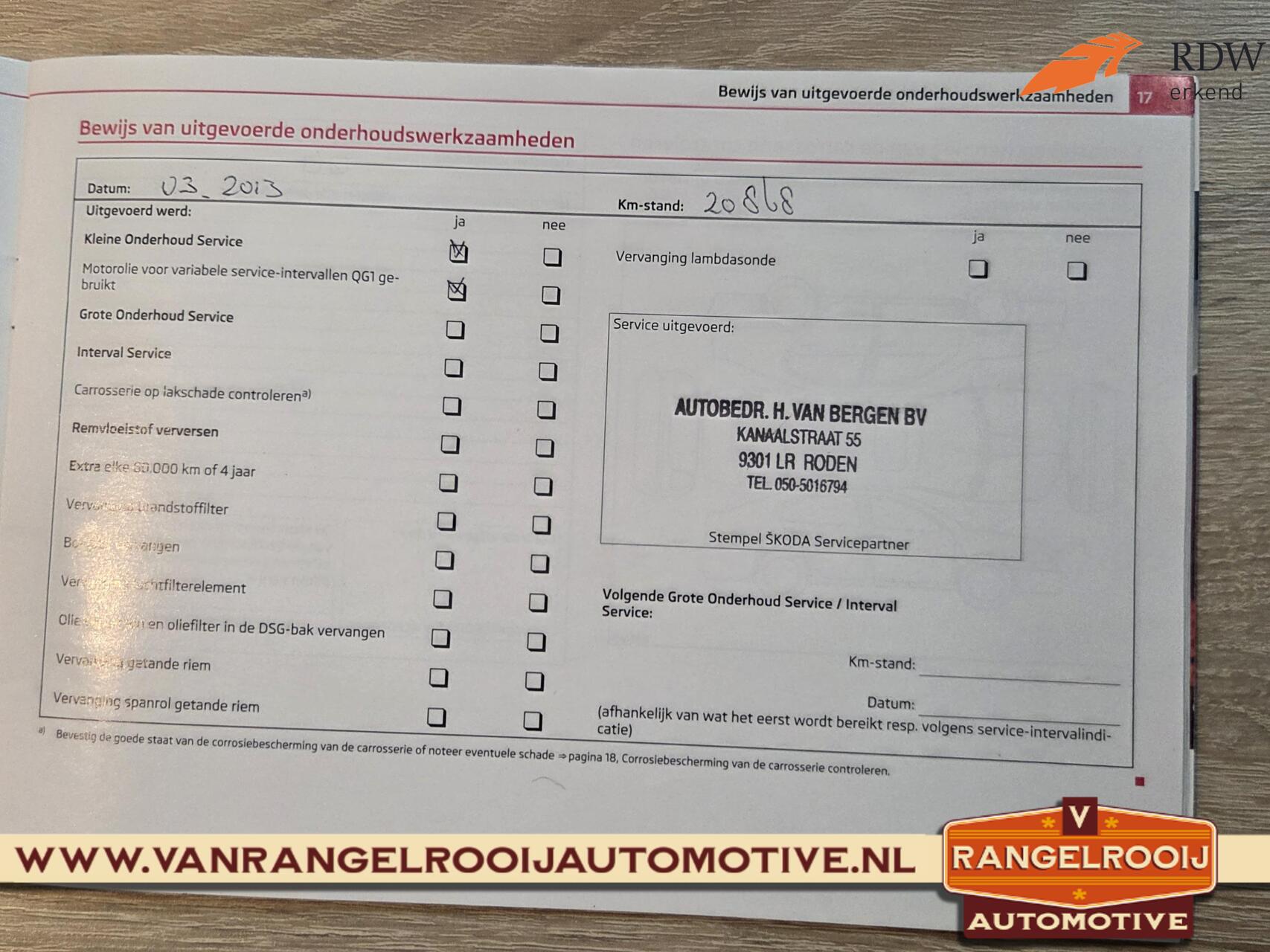 Foto van Skoda Octavia