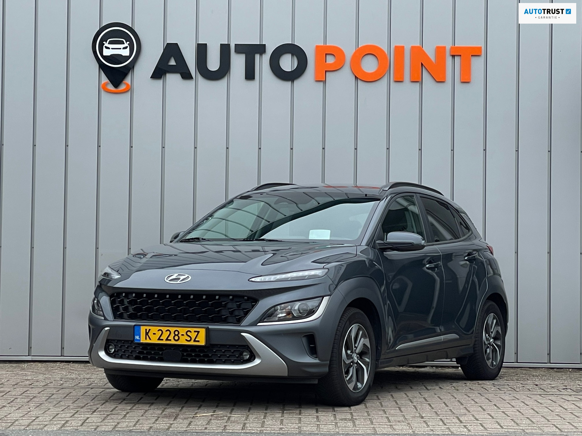 Hyundai Kona 1.6 GDI HEV Fashion 1 EIG DEALER OND TREKHAAK HEADUPDISPLAY 2021 - voorkant