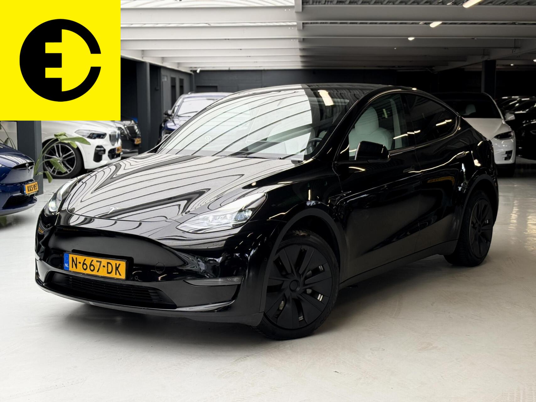 Tesla Model Y Long Range AWD 75 kWh | Wit leder | Warmtepomp | Incl.BTW 2021 - voorkant