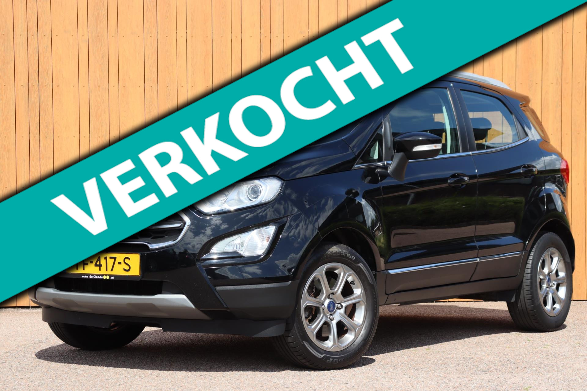 Ford Ecosport 1.0 EcoBoost Titanium org. NL-auto h.leer camera afn.trekhaak 2018 - voorkant