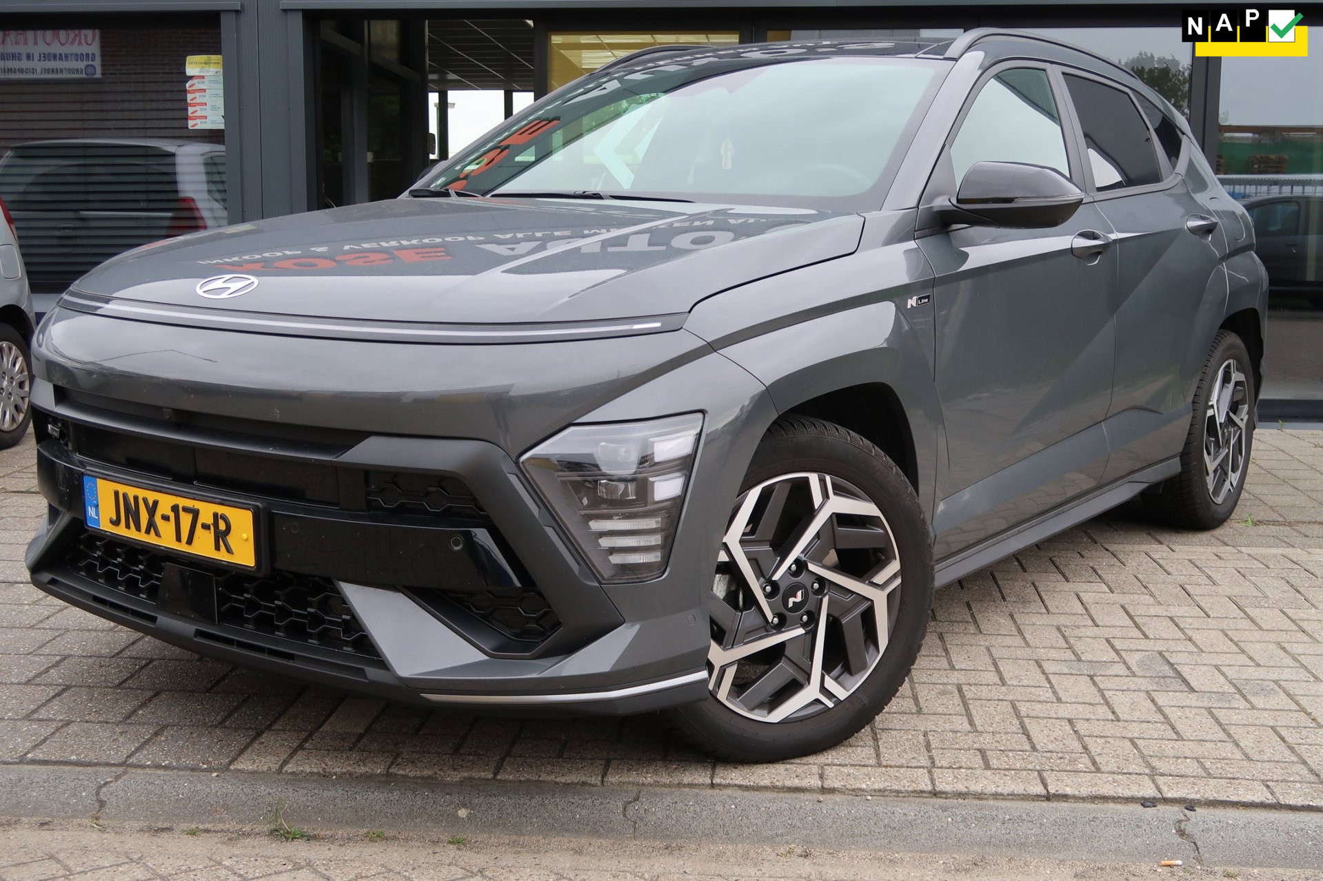 Hyundai Kona 1.6 GDI HEV N Line Sky *Rijklaarprijs *1e Eigenaar *NAP 2026 - voorkant