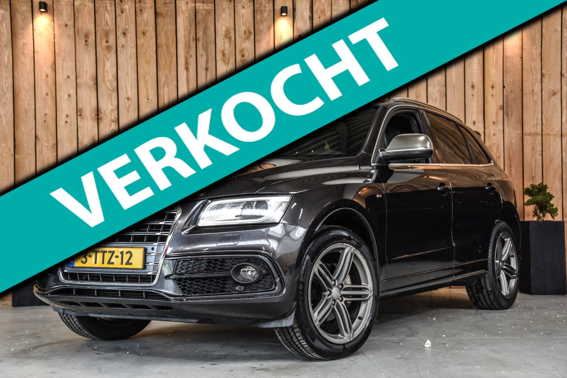 Audi Q5 2.0 TFSI Quattro S-Line *B&O*Stoelverwarming*Trekhaak*Xenon/Led* 2014 - voorkant