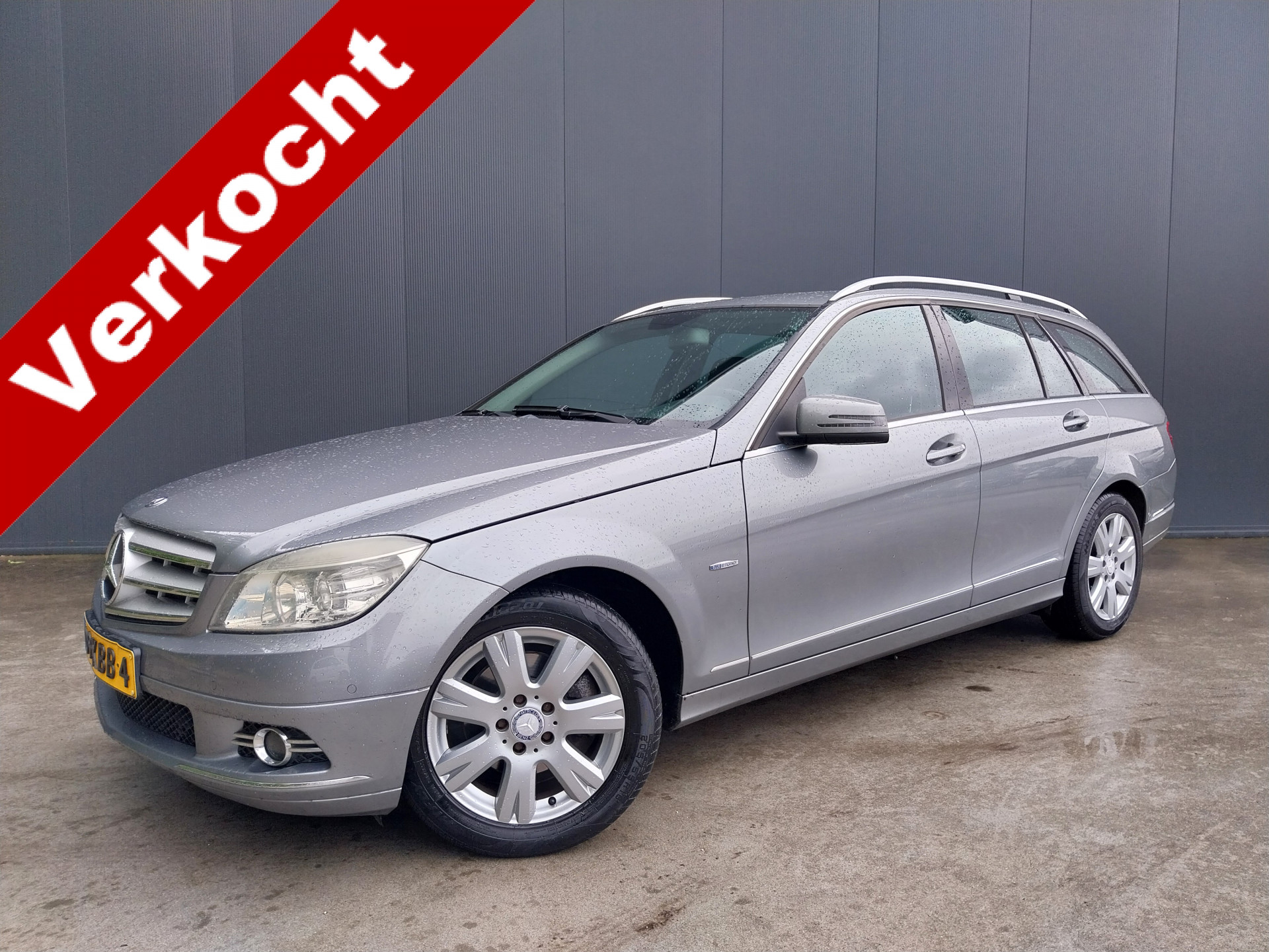 Mercedes-Benz C 180 Kompressor 180 K Avantgarde CRUISE AIRCO LEER NAVI 2009 - voorkant