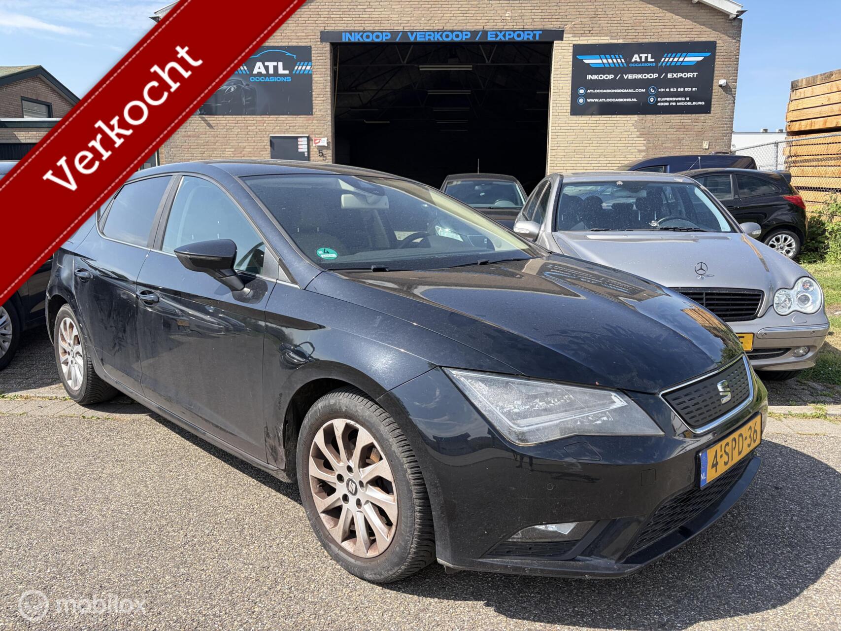 Seat Leon 1.6 TDI VOLL OPTION! LEER! 2013 - voorkant
