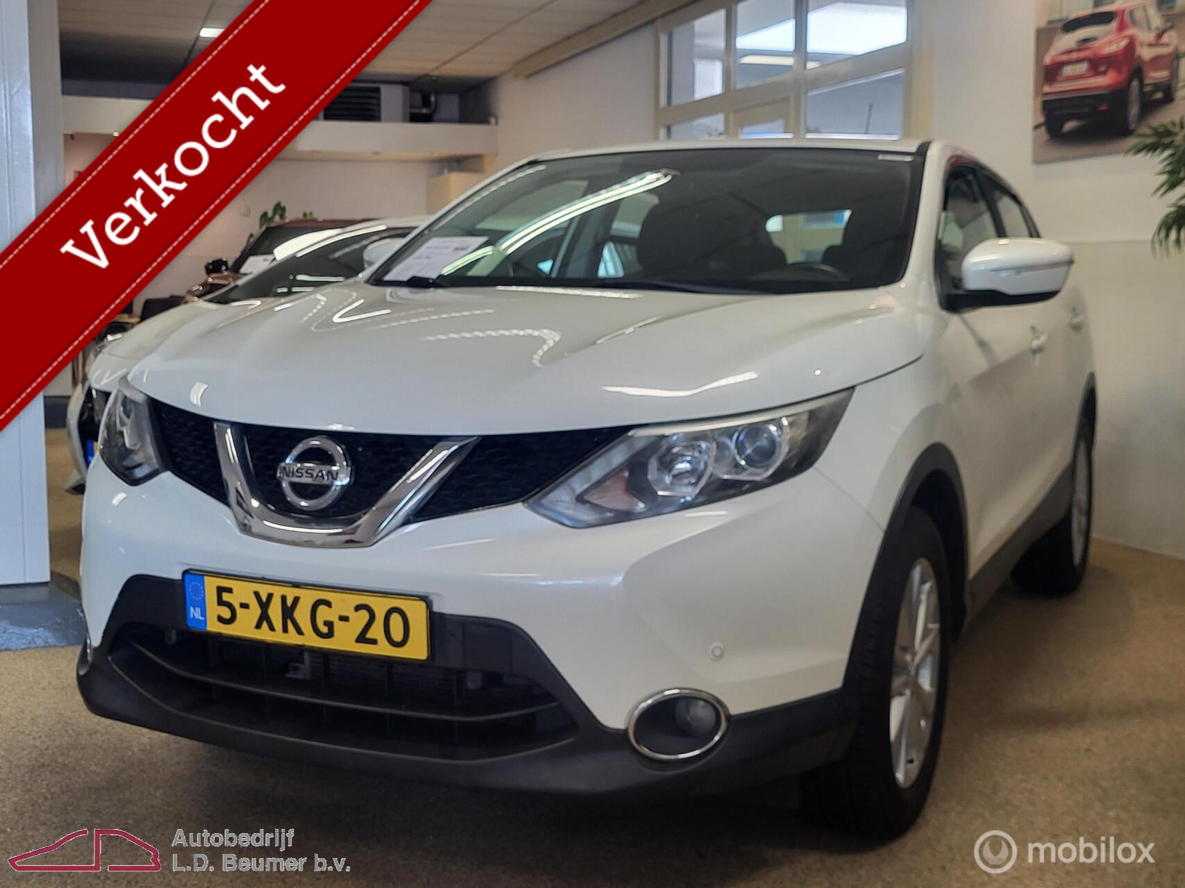 Nissan Nissan Qashqai 1.2 Acenta *NL, TRKHK, RIJKLAARPRIJS!* 2014 - voorkant