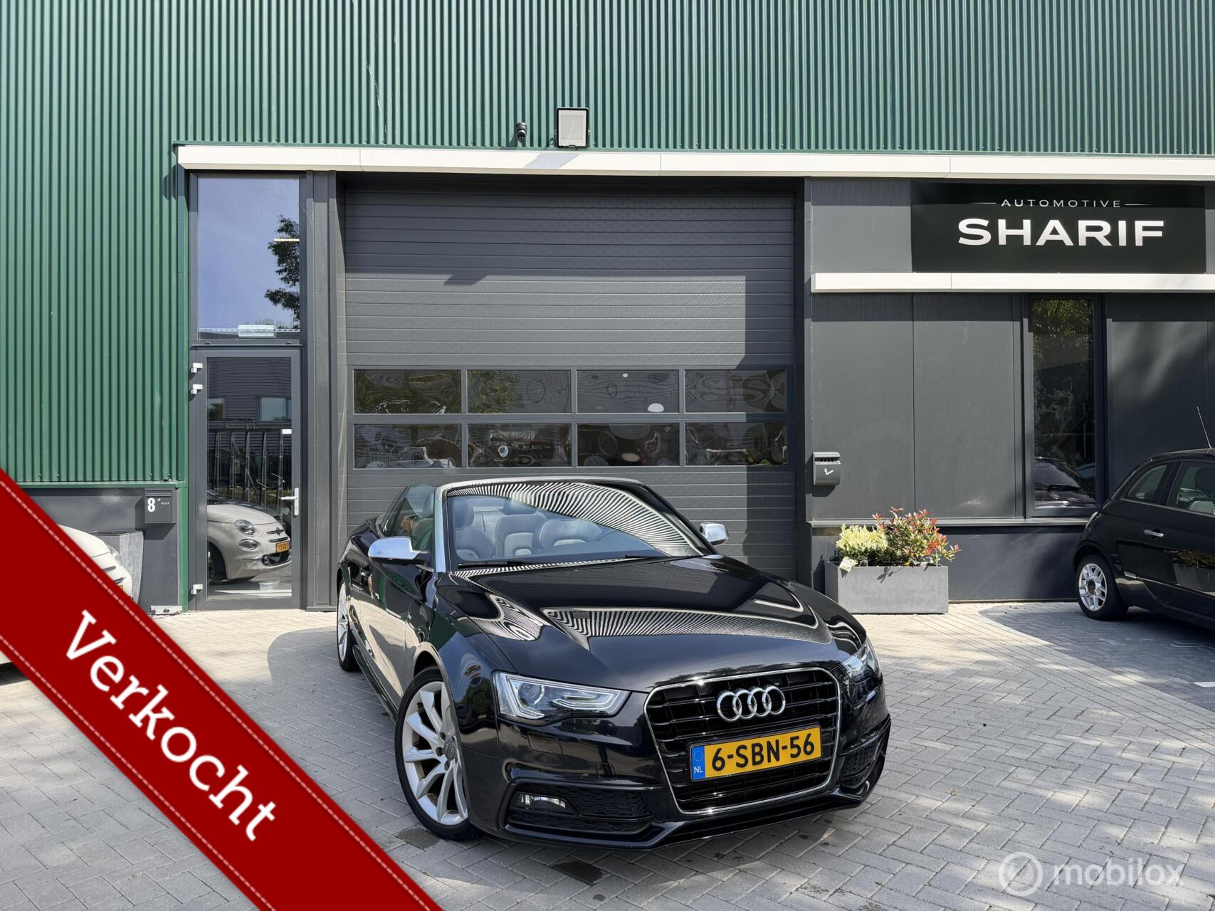 Audi A5 Cabriolet 1.8 TFSI Pro Line S in nieuw staat. NLAuto 2013 - voorkant
