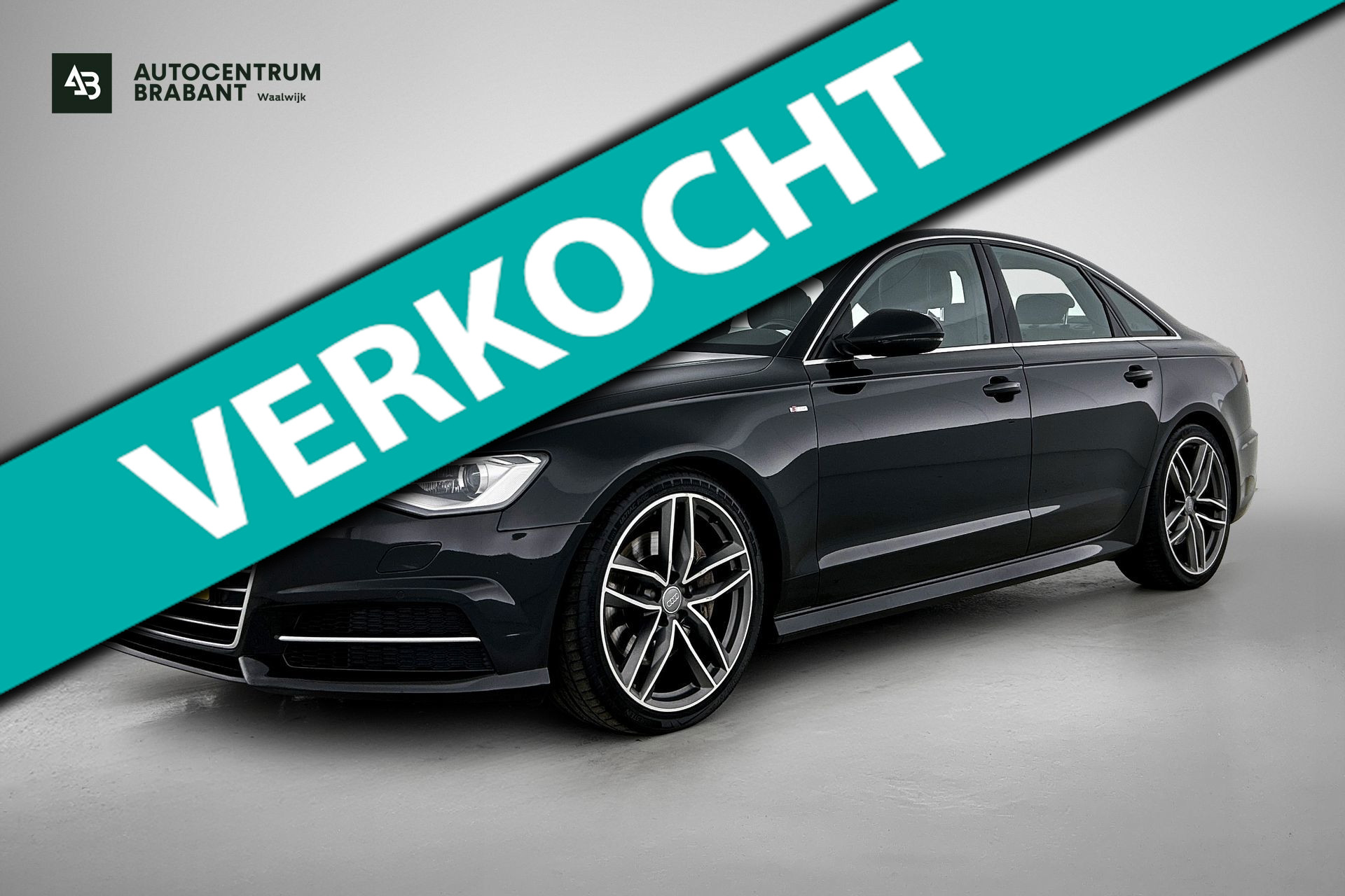 Audi A6 Limousine 3.0 TDI S-line quattro Adrenalin (NL-auto, Goed OndJH, Dakraam, Stoel/stuur VerW, PDC V+A, Navi, Climate, Etc) 2016 - voorkant