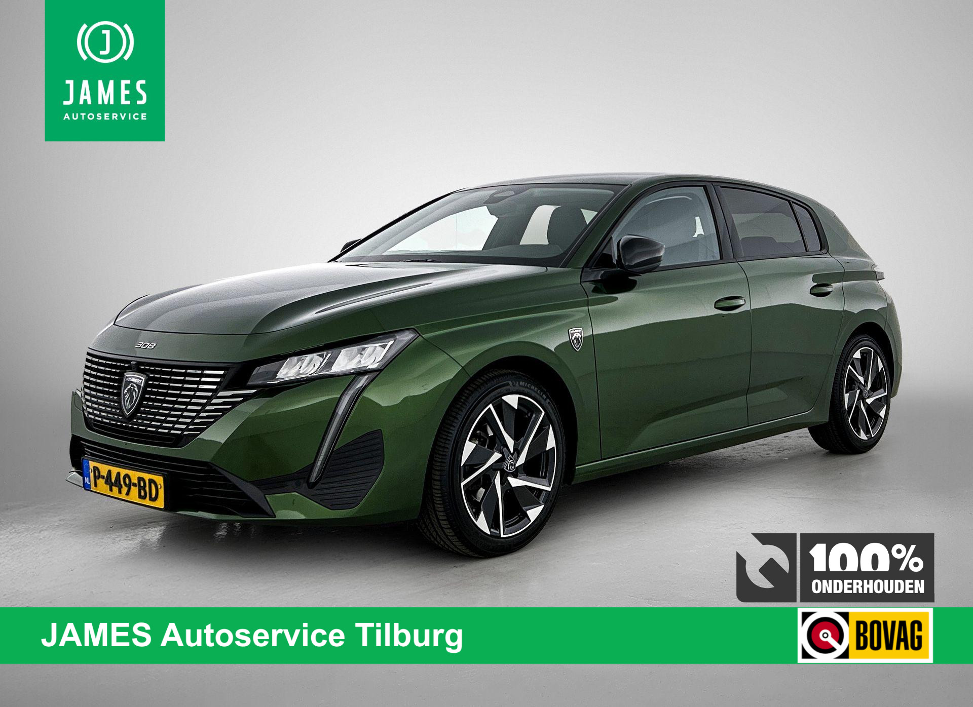 Peugeot 308 1.2 130pk Allure Pack Business 2022 - voorkant