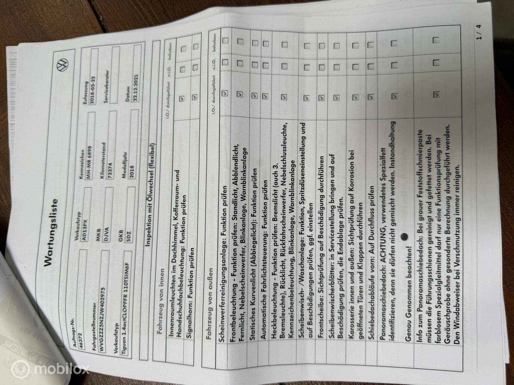 Foto van Volkswagen Tiguan