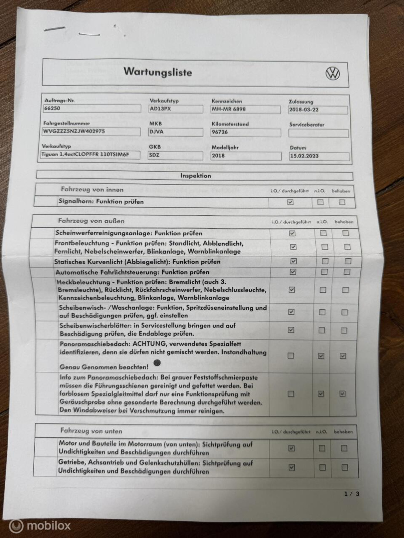 Foto van Volkswagen Tiguan