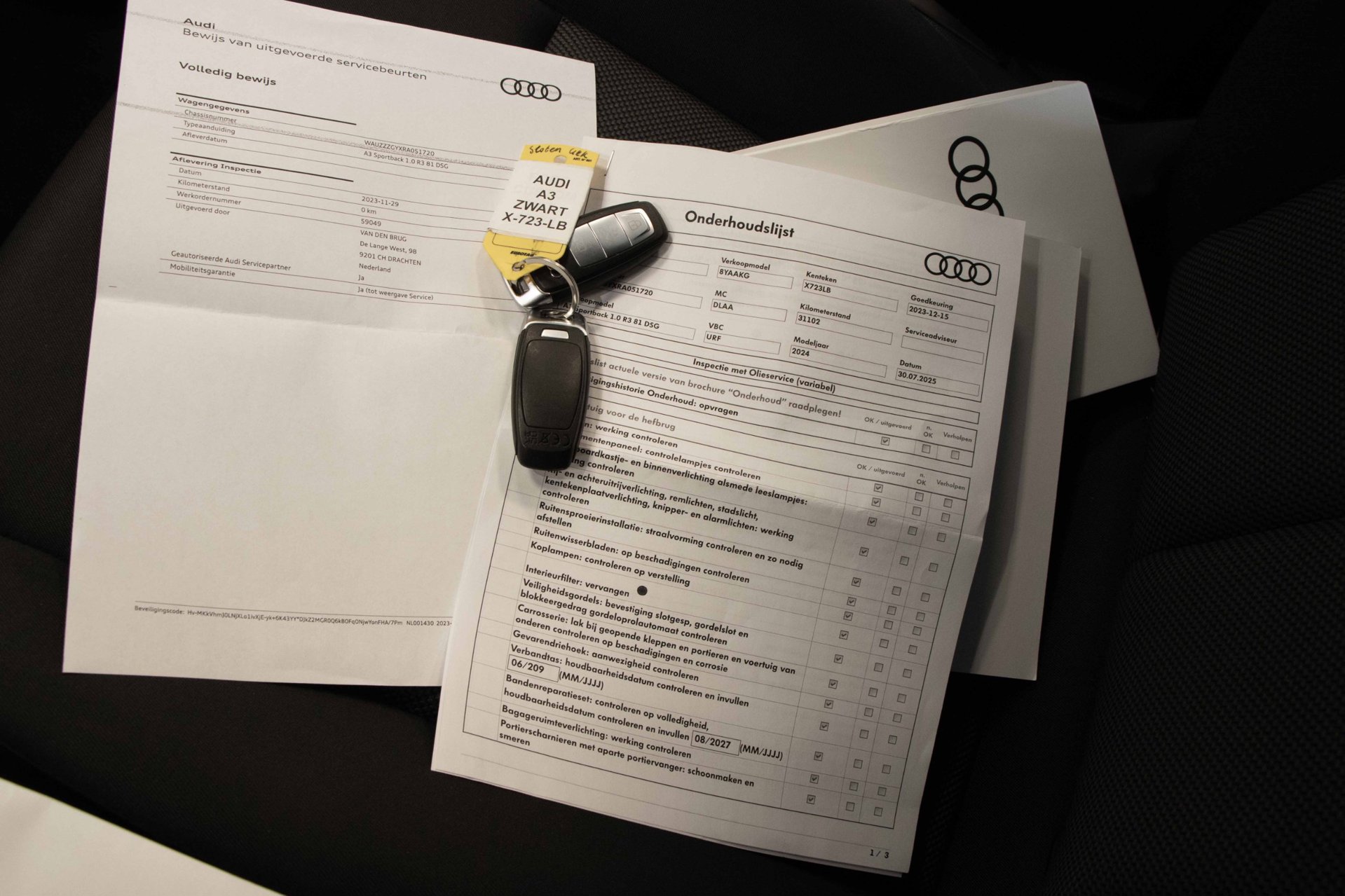 Foto van Audi A3 Sportback