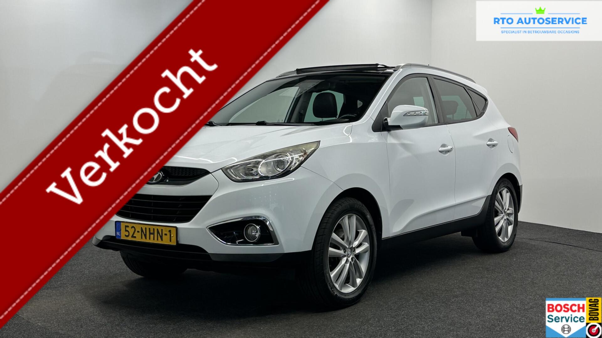 Hyundai Ix35 2.0i i-Catcher TREKHAAK LEER PANO NAVI CRUISE ECC. 2010 - voorkant