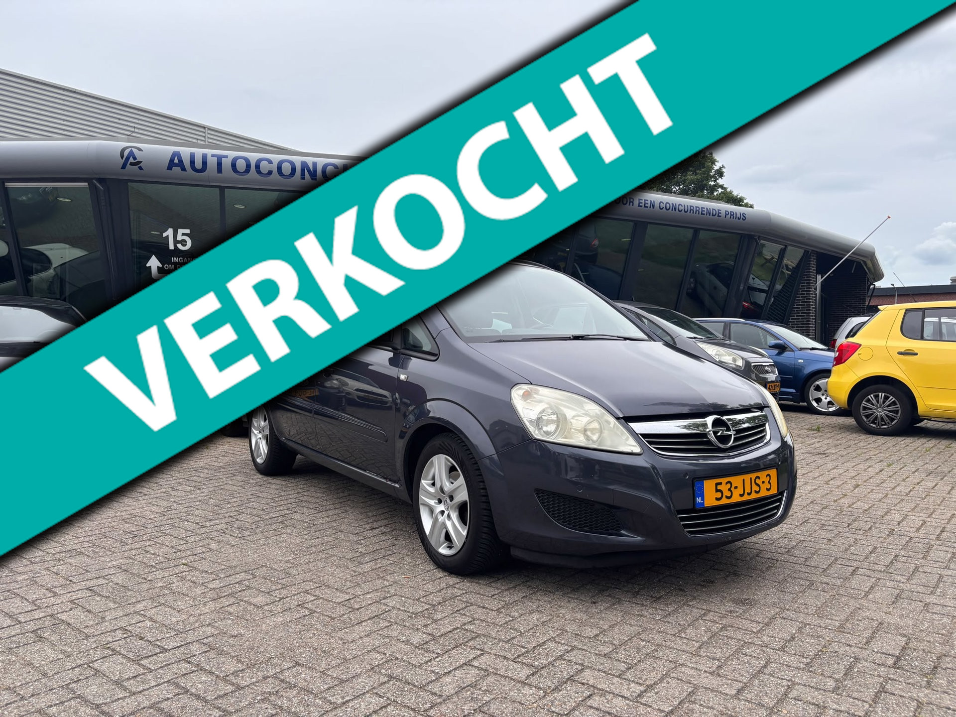 Opel Zafira 1.8 Business, 7p. Nieuwe APK, PDC, Navi, Inruil mogelijk. 2009 - voorkant