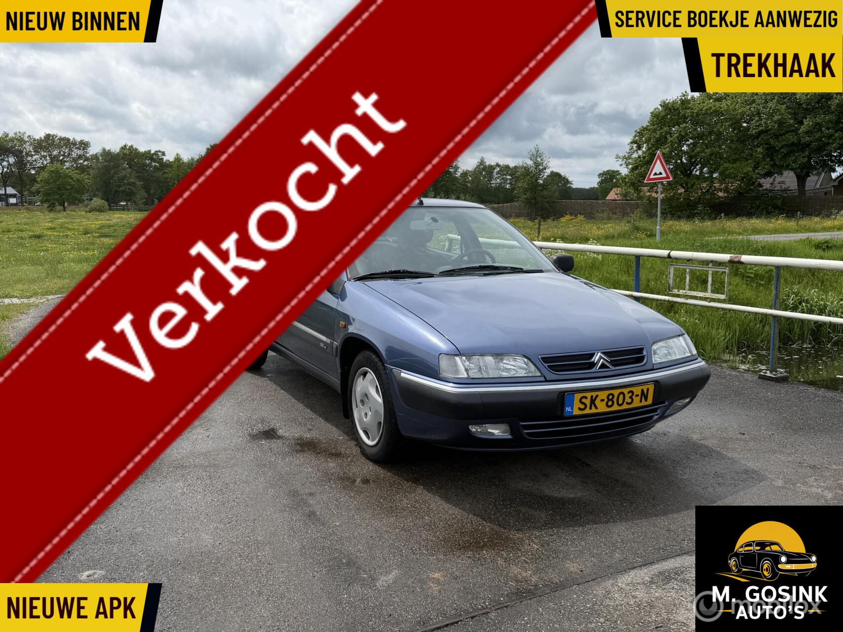 Citroen Xantia 2.0i-16V Automaat 124568 km Aantoonbaar apk 1998 - voorkant