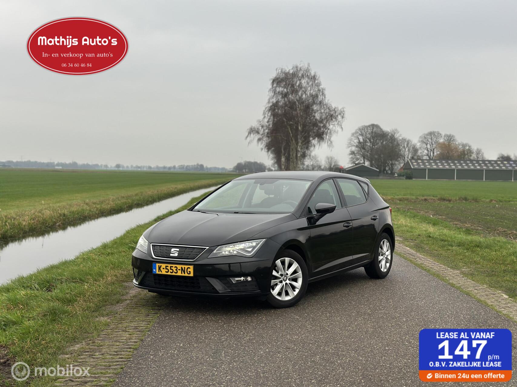 Seat Leon 1.0 EcoTSI Style Automaat Navi Clima Cruise! 2019 - voorkant