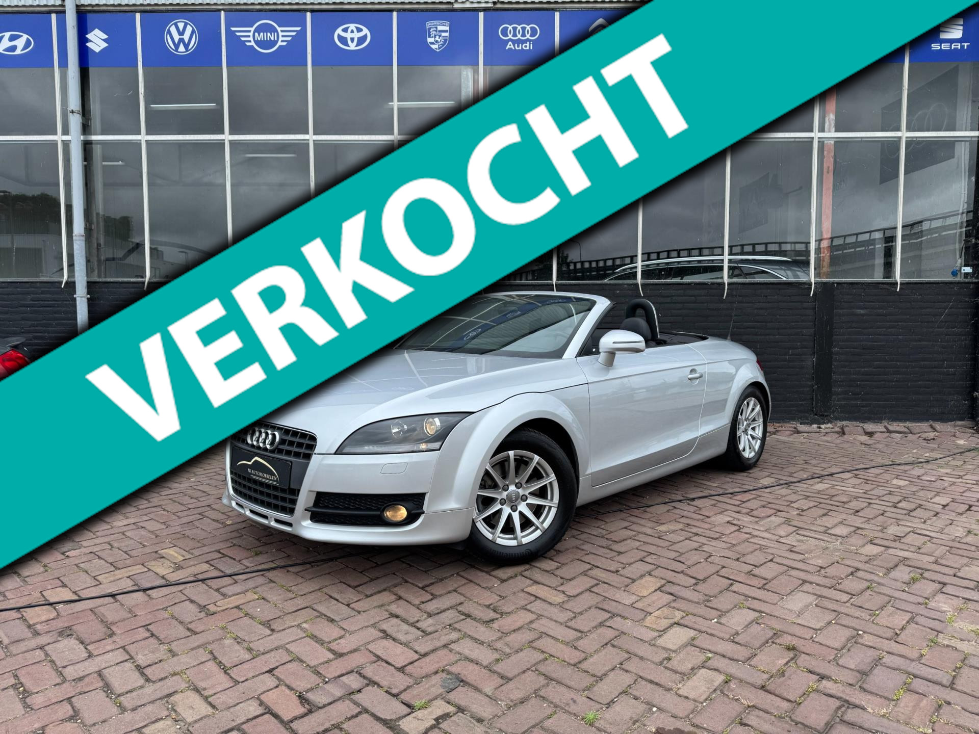 Audi TT Roadster 2.0 TFSI **CLIMA + STOELVERW. + ELEK KAP + CARPLAY** 2007 - voorkant