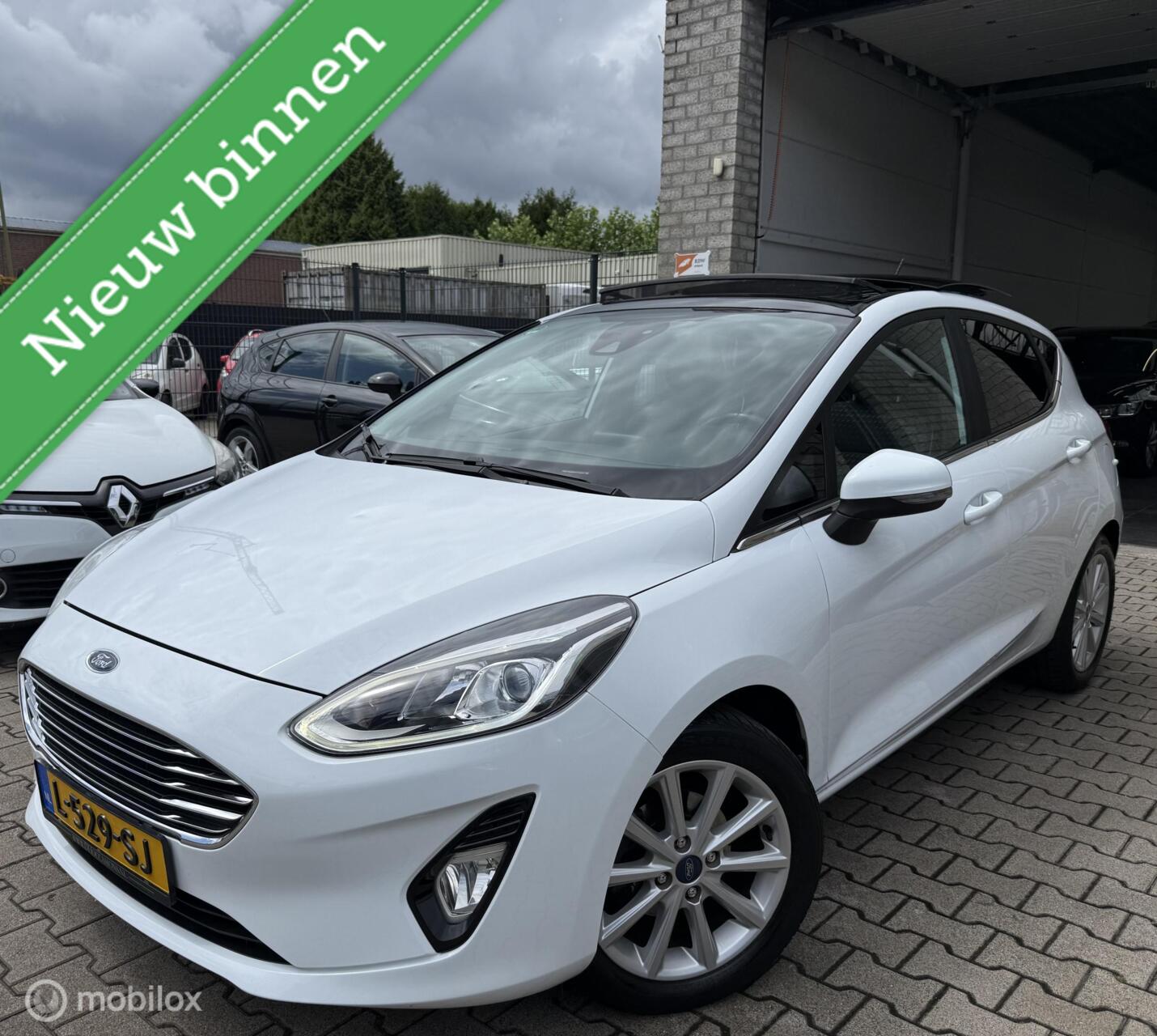Ford Fiesta 1.0 EcoBoost Titanium /B&O /PANO /Dealer onderh. 2018 - voorkant
