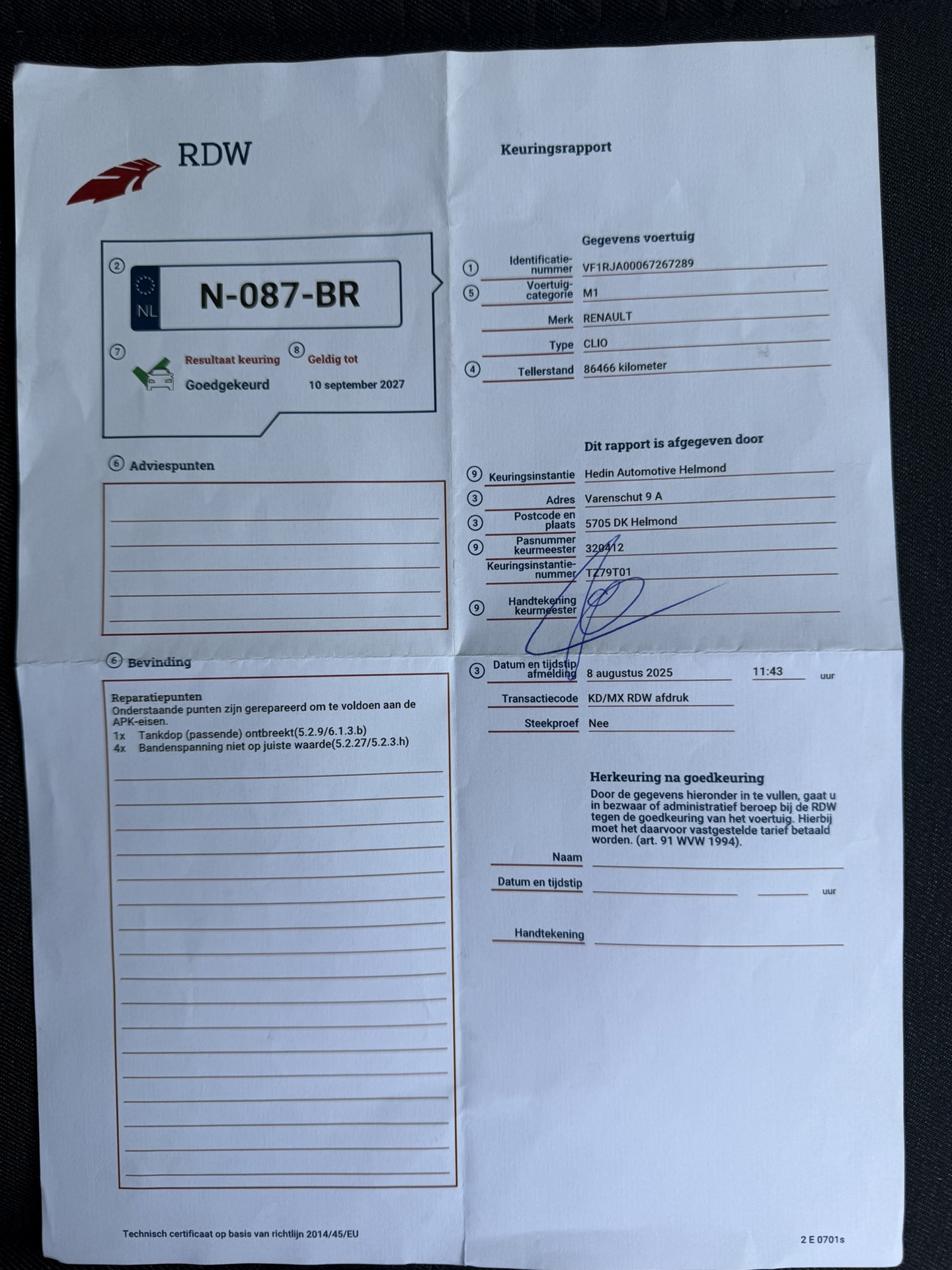 Foto van Renault Clio