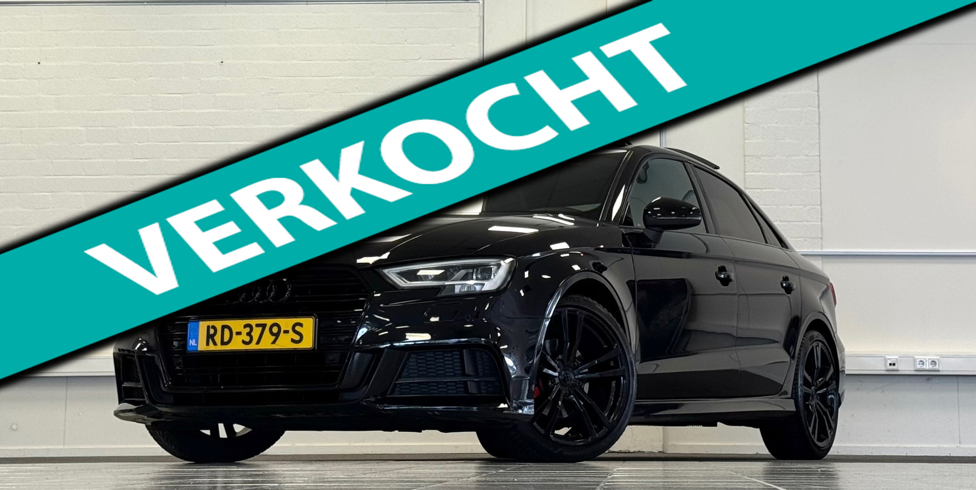 Audi A3 Limousine 1.5 TFSI CoD Sport S Line Edition Panoramadak Virtual cockpit 2017 - voorkant