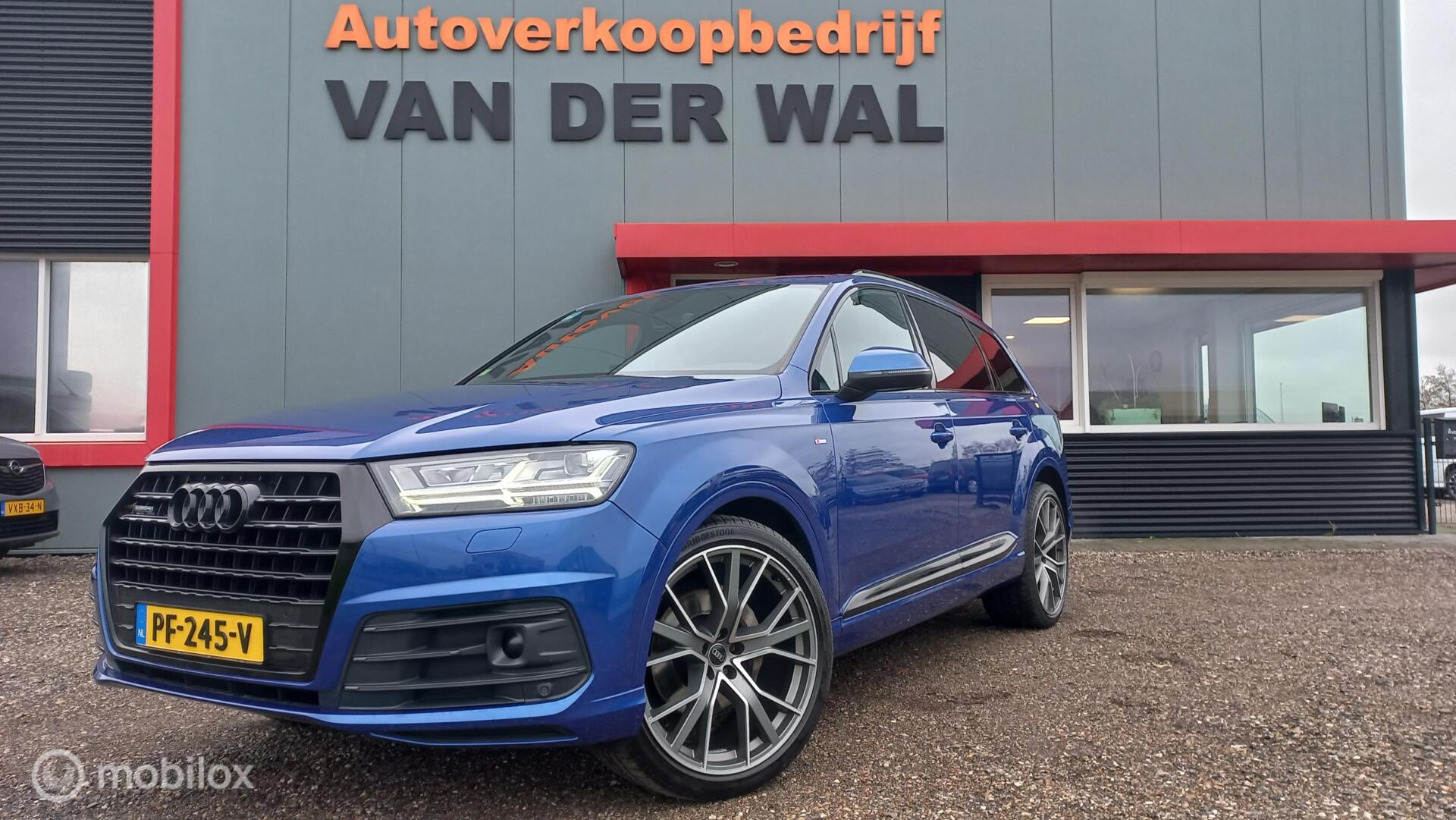 Audi Q7 3.0 TDI quattro S LINE NEDELANDSE AUTO KM N.A.P. 2017 - voorkant