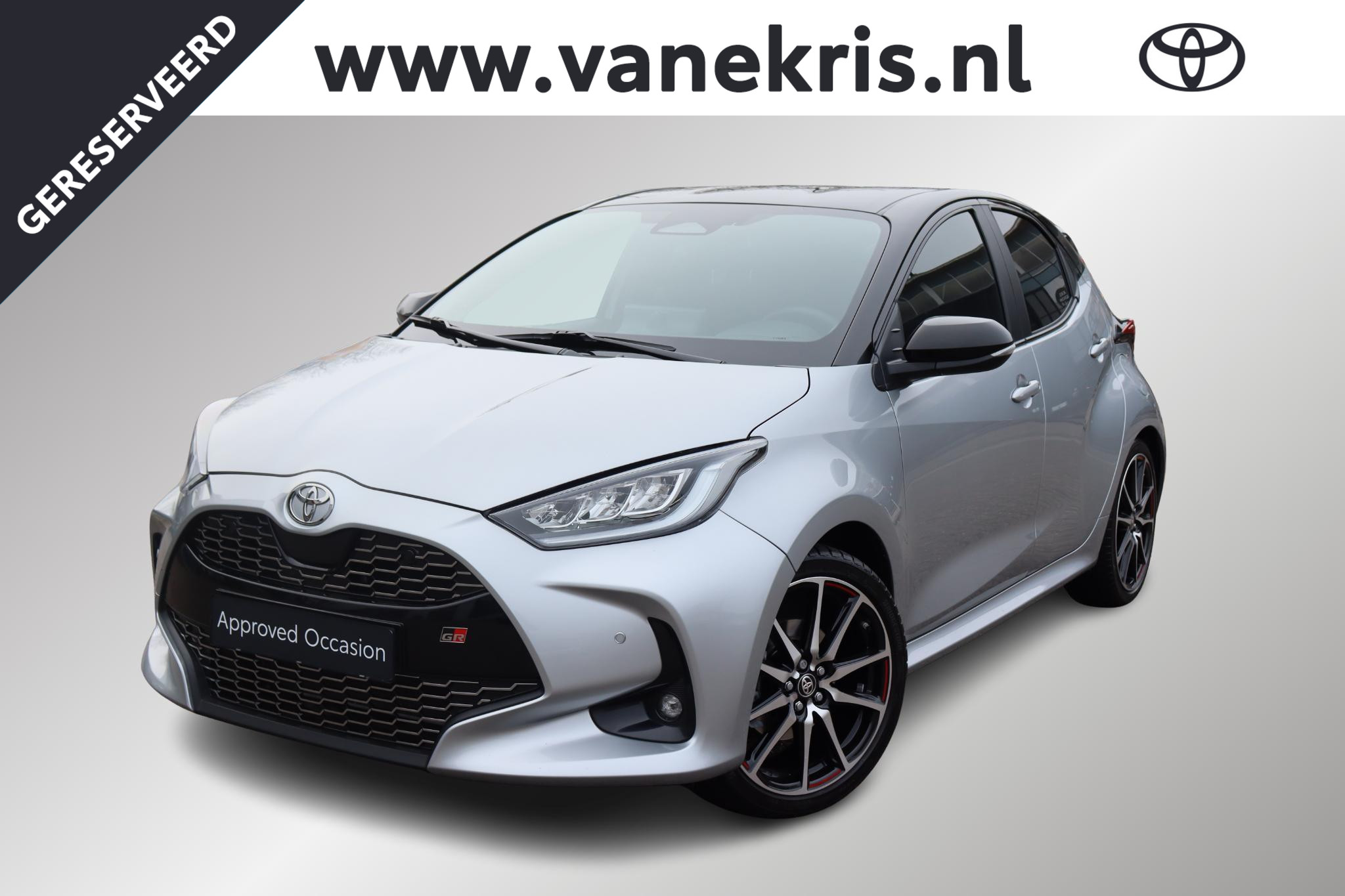 Toyota Toyota Yaris 1.5 Hybrid 130 GR Sport, Head-Up Display 2024 - voorkant