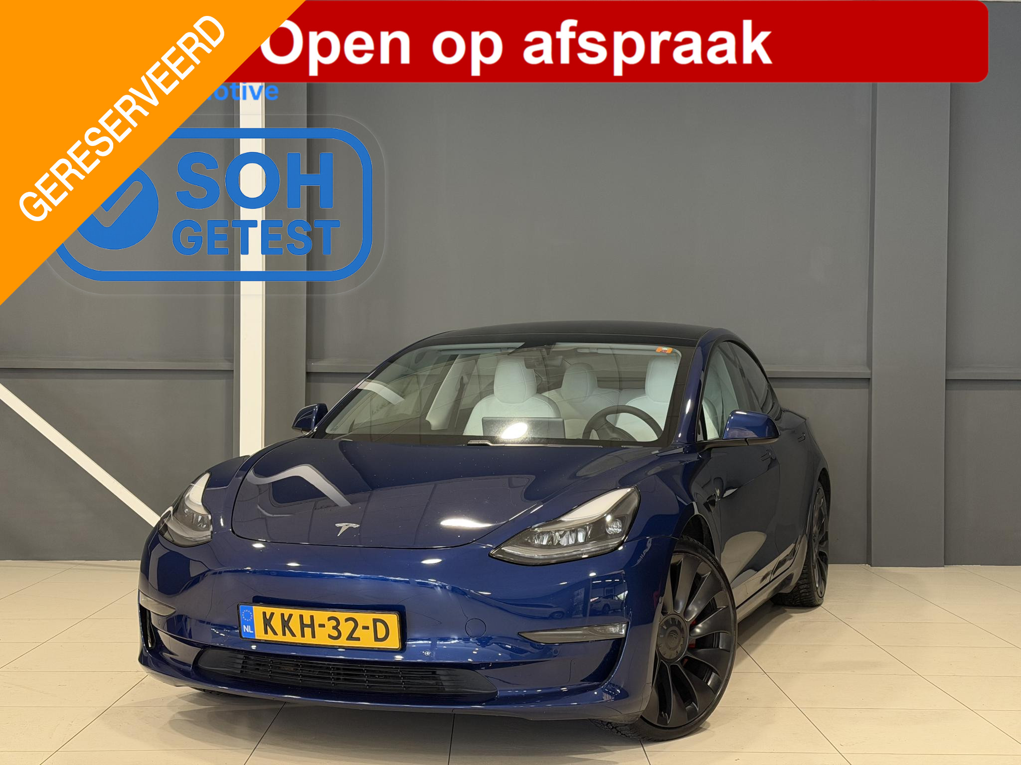 Tesla Model 3 Performance AWD 75 kWh 2021 - voorkant