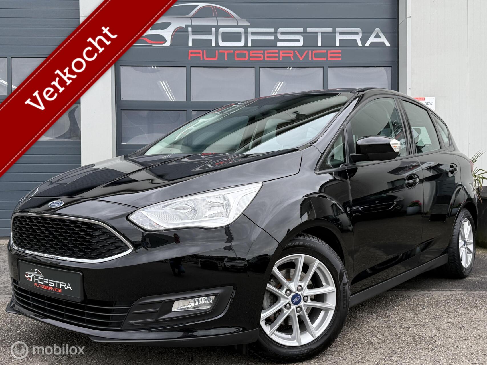 Ford C-max 1.0 Trend CarPlay Gr-Navi PDC Cruise Orig-NL 2017 - voorkant