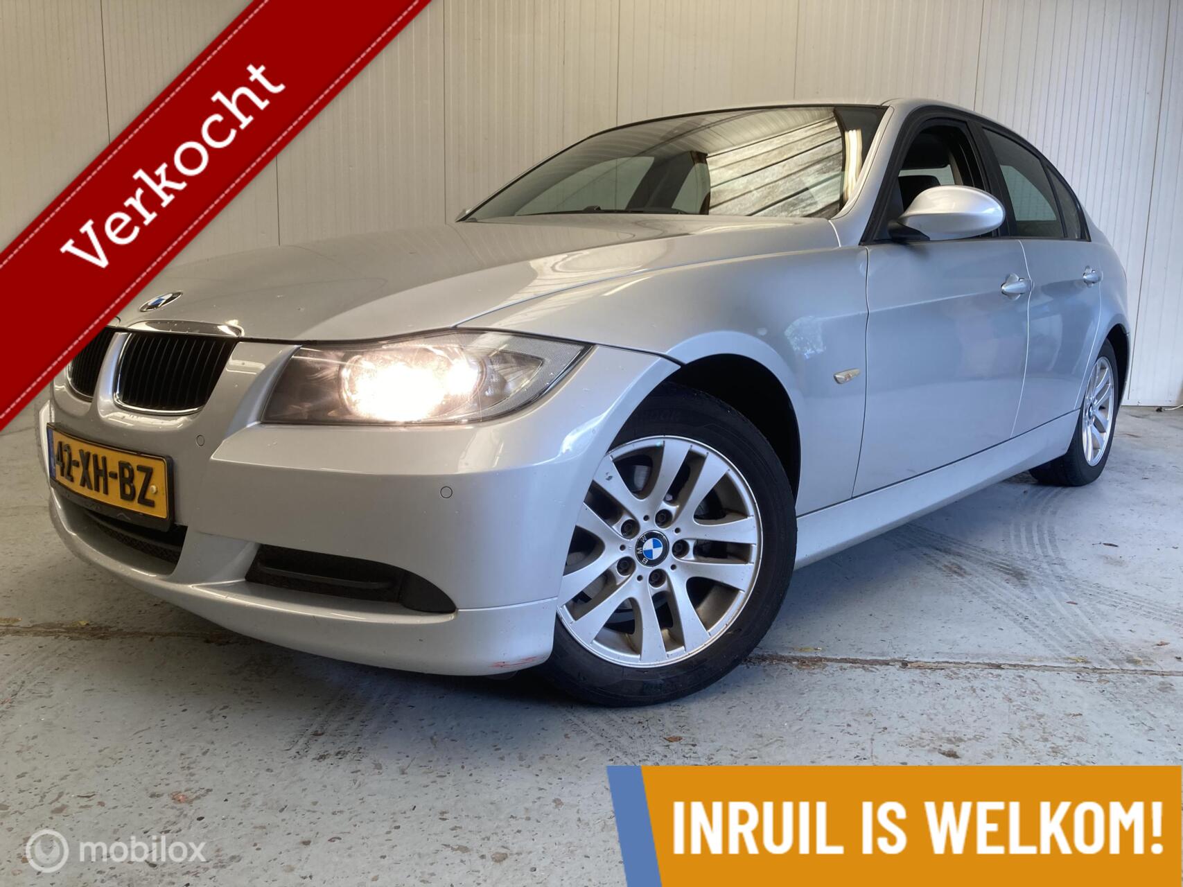 BMW 3er Reihe 318i High Executive // AKP // AUTOMAAT // LEER / 2007 - voorkant