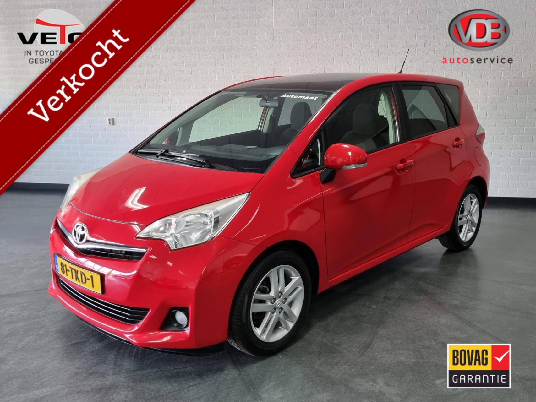 Toyota Verso-s 1.3 VVT-i Aspiration 2012 - voorkant