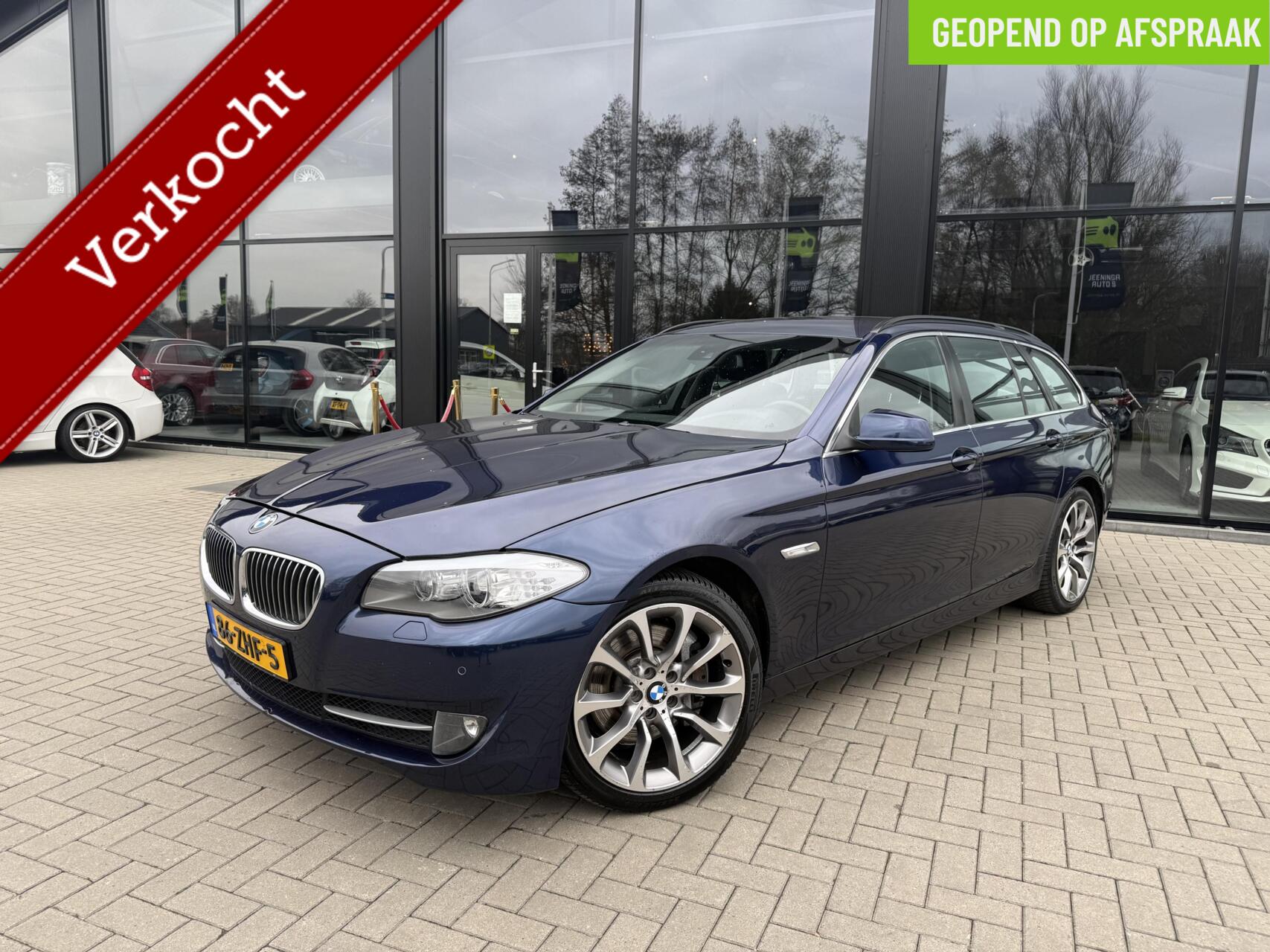 BMW 5er Reihe 525d|Stoelverwarming|Navi|Trekhaak 2012 - voorkant