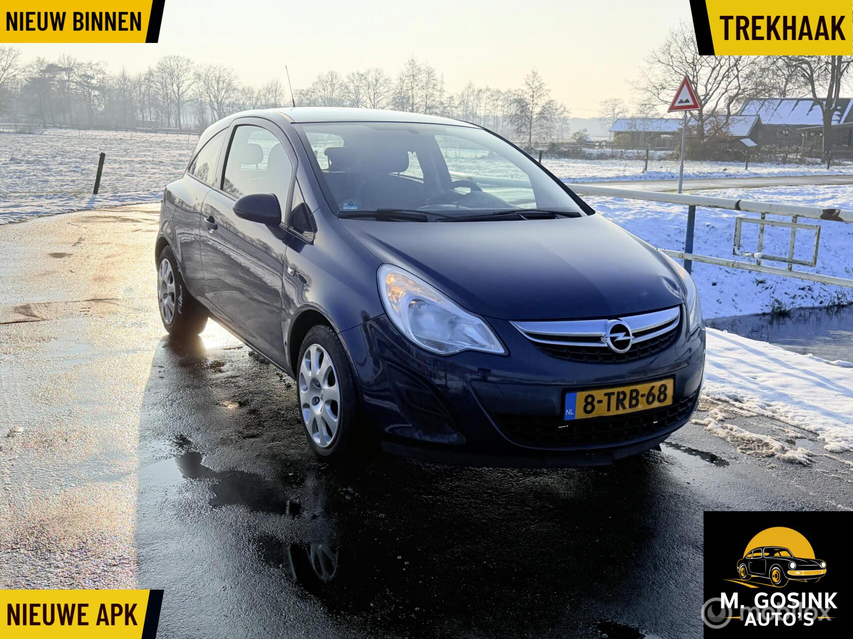 Opel Corsa 1.2 Edition LPG Gas G3 Airco APK 18-03-2026 2011 - voorkant